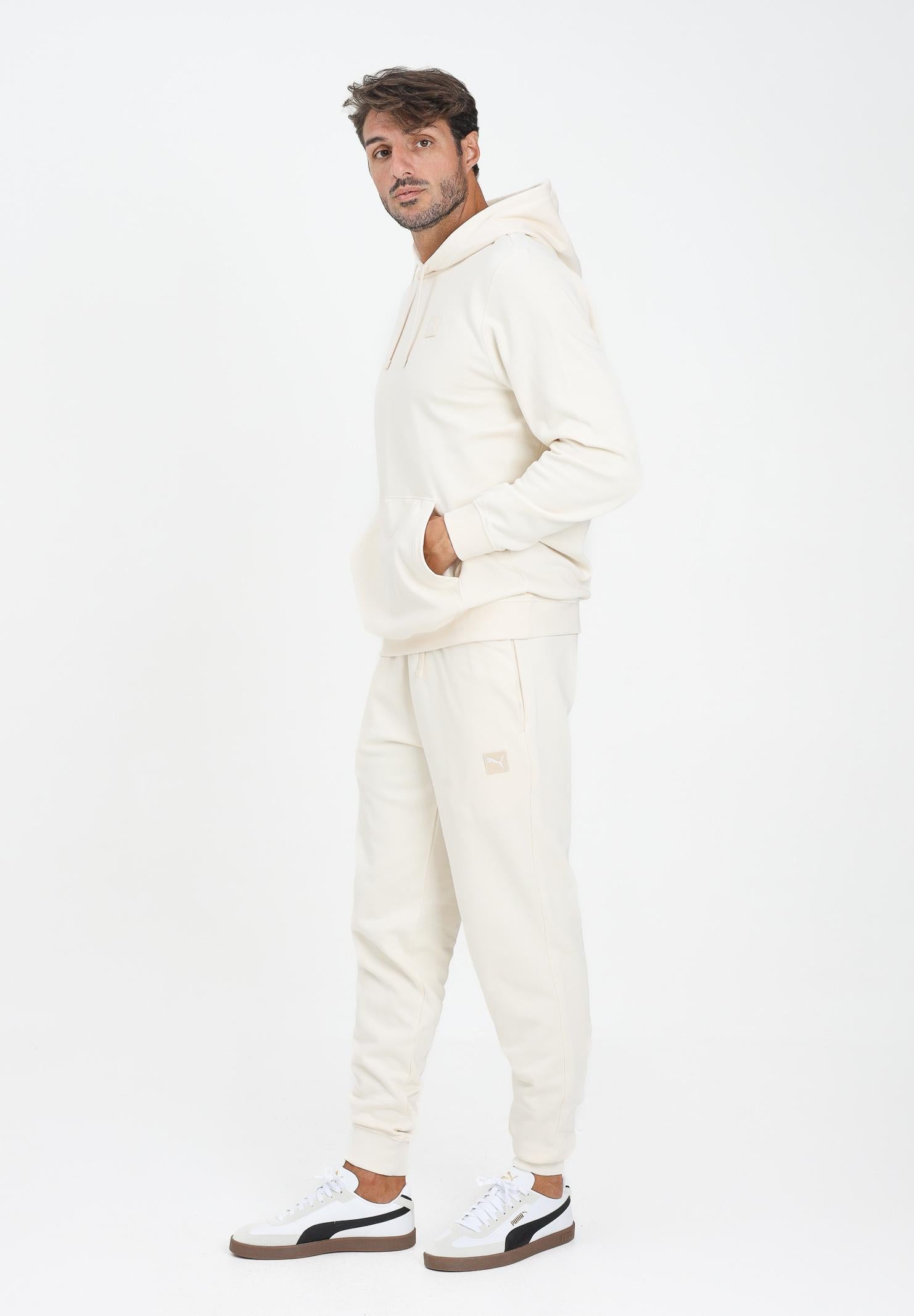 PUMA Pantalone sportivo Essentials Elevated panna da uomo 688277 99 PUMA