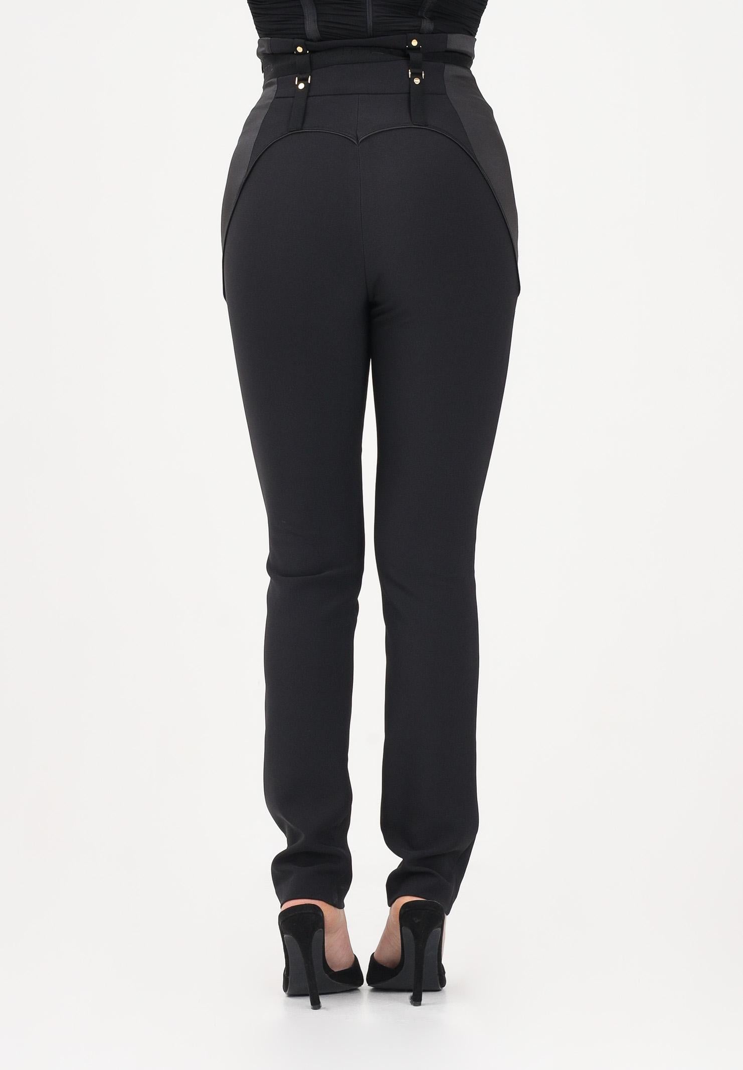 ELISABETTA FRANCHI Pantalone elegante nero da donna con bustier PA18062E2 110 ELISABETTA FRANCHI