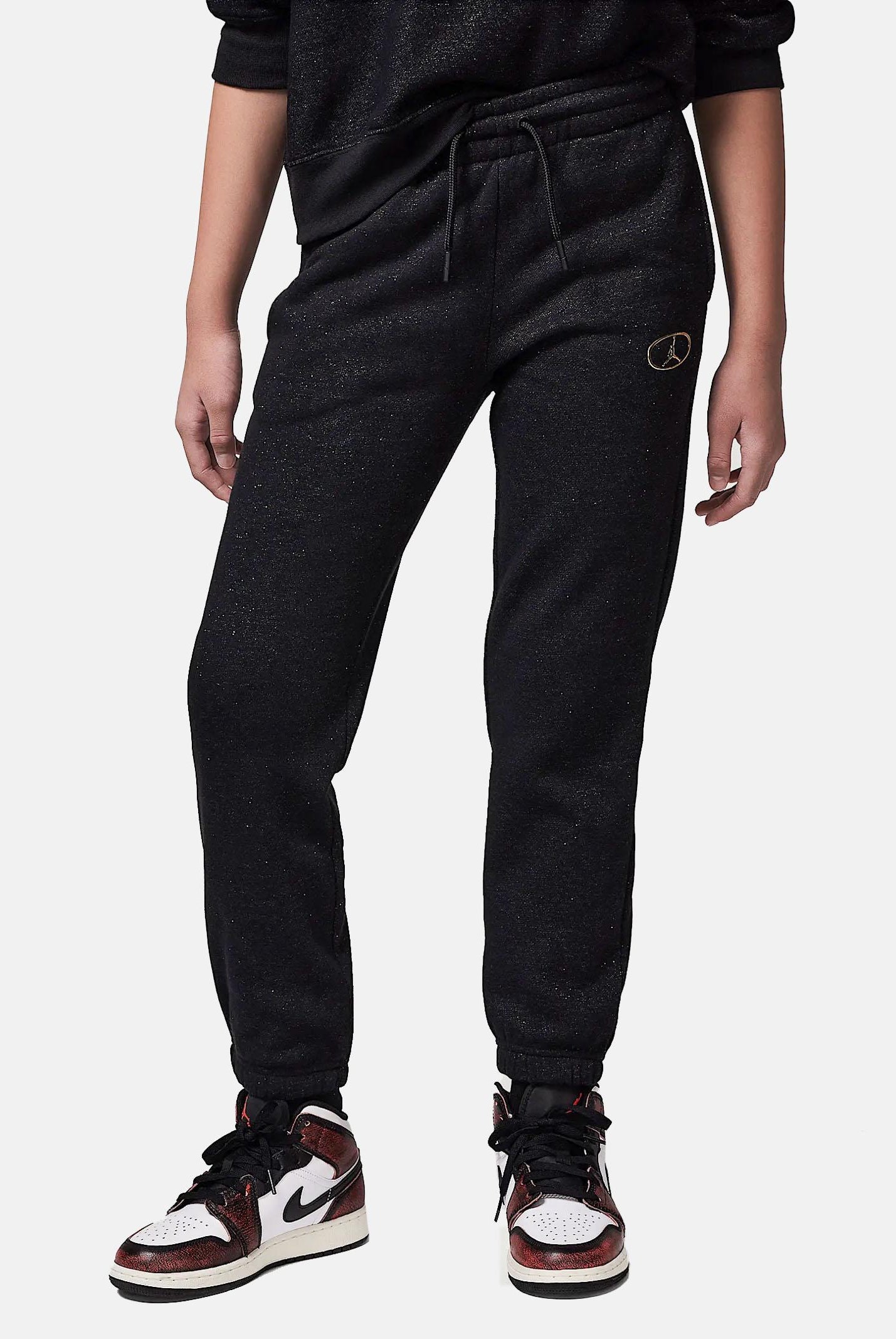 Pantalone sportivo 1st Baby Blue nero da bambina 45D530 023 JORDAN
