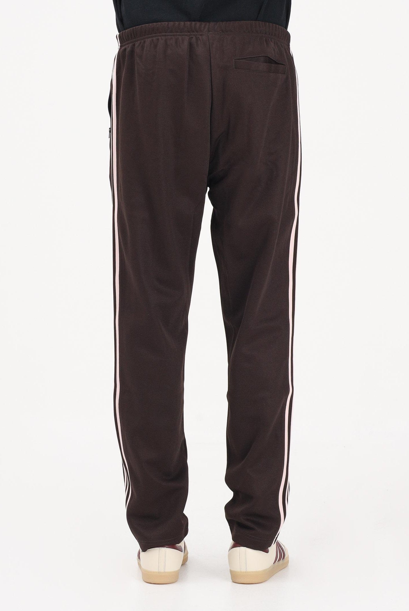 ADIDAS ORIGINALS Pantalone sportivo CLASSIC marrone e rosa per uomo e donna KE1667 . ADIDAS ORIGINALS