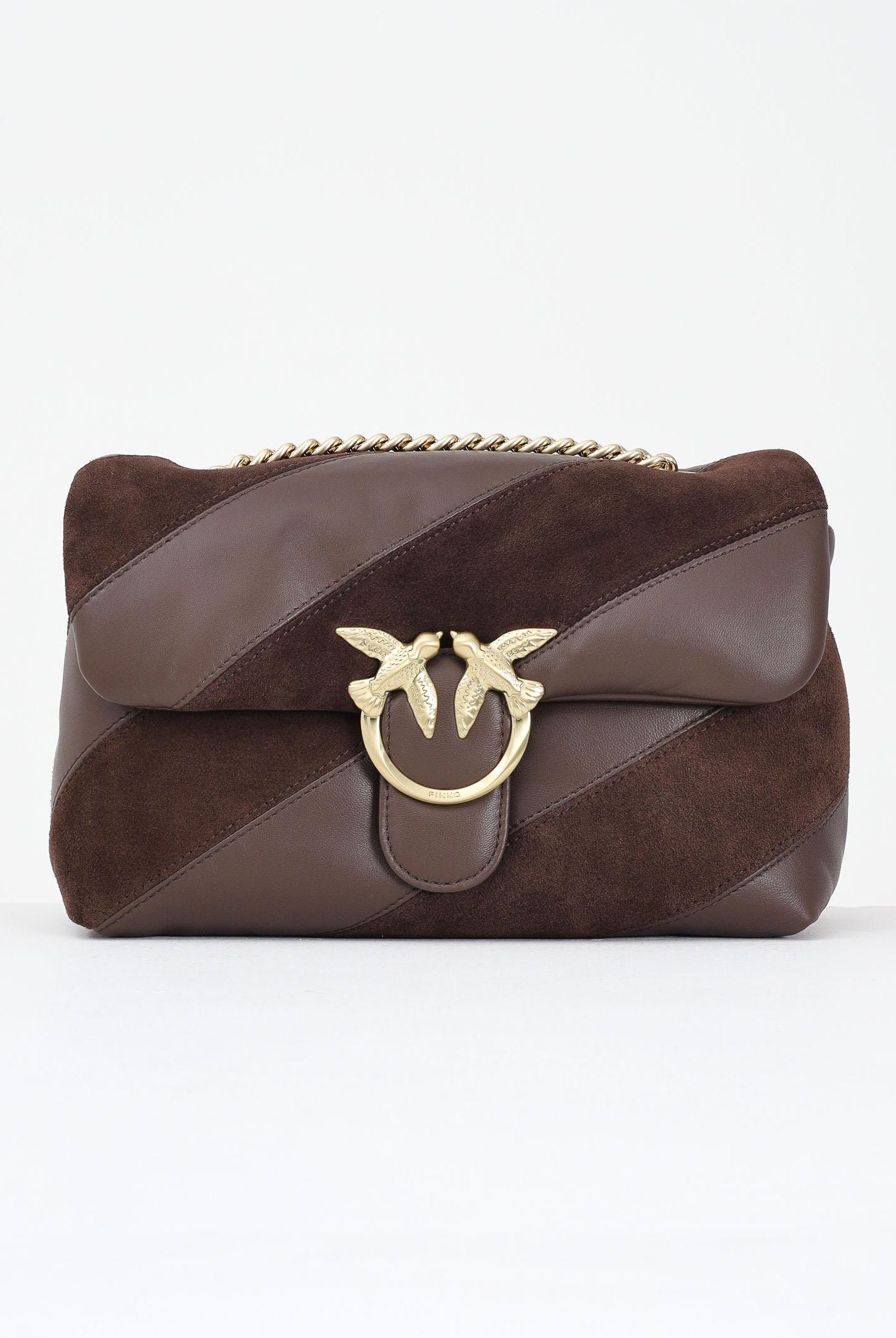 PINKO Borsa a tracolla Classic Love Bag Puff marrone da donna 100038A2JY L74V PINKO