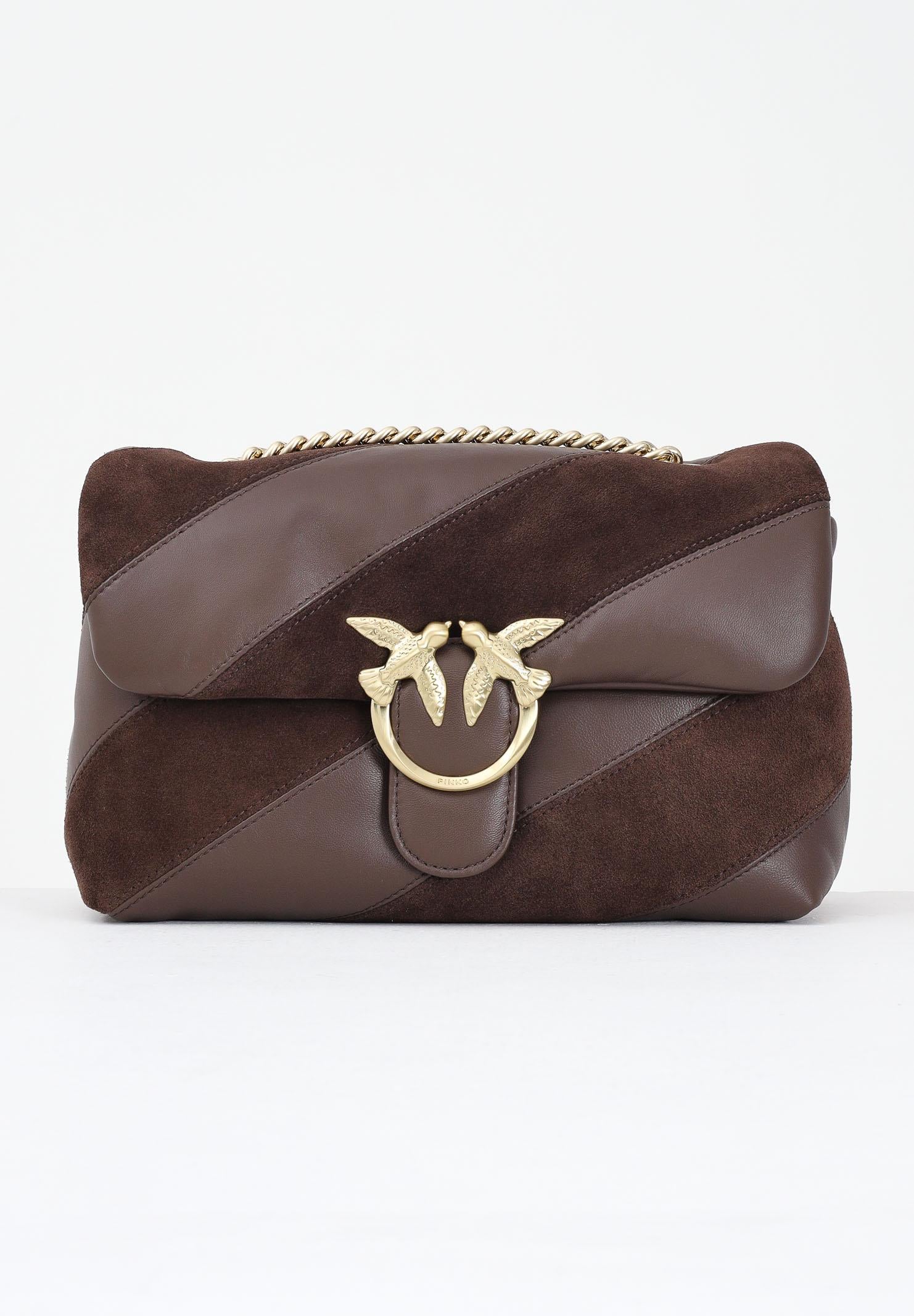 PINKO Borsa a tracolla Classic Love Bag Puff marrone da donna 100038A2JY L74V PINKO