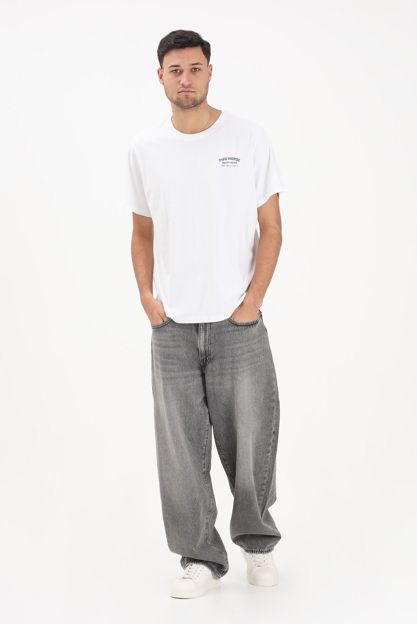 LEVI'S Jeans 578™ Baggy in denim grigio da uomo A4750-0058 . LEVI'S®