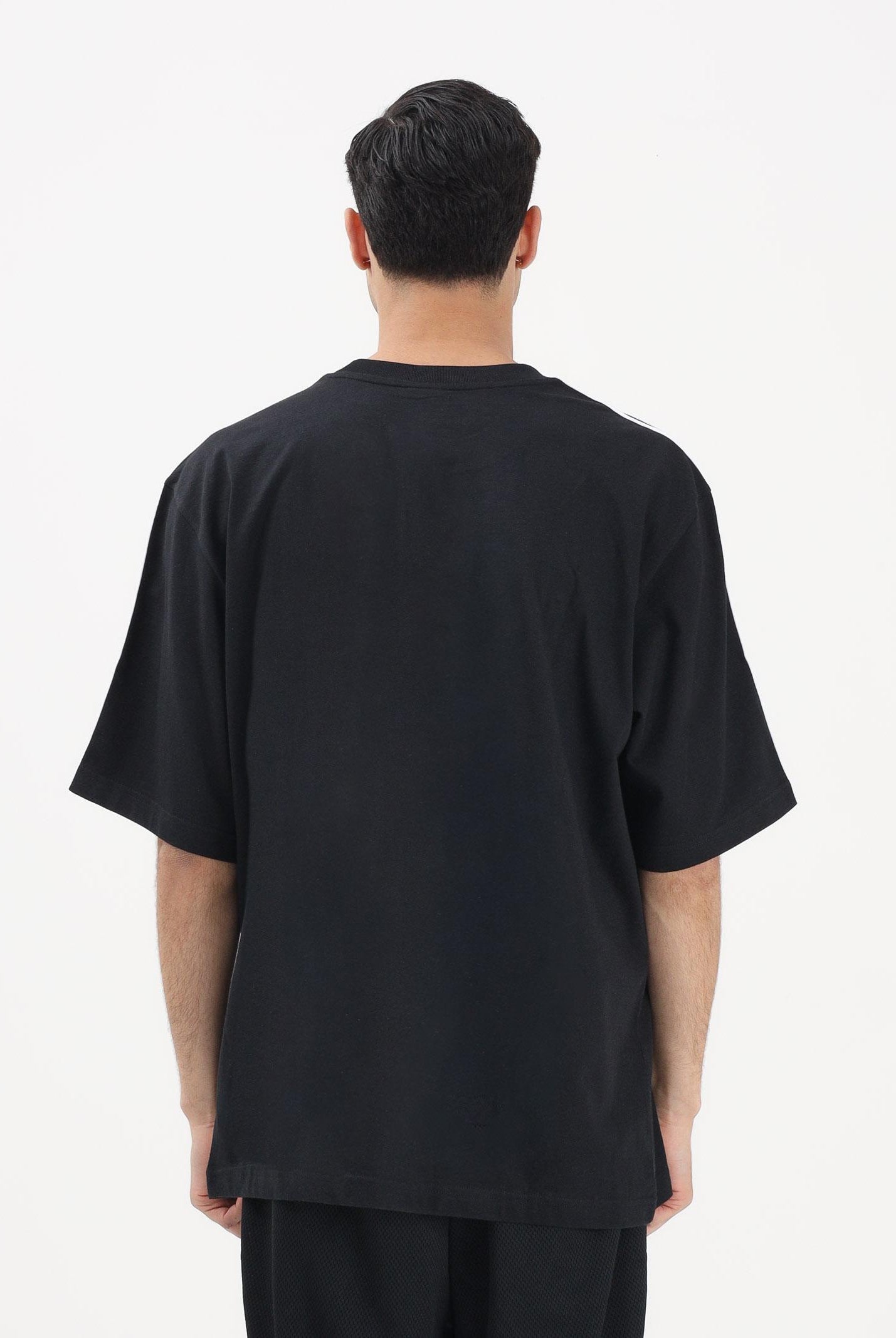 ADIDAS ORIGINALS T-shirt a manica corta Adicolor 3-Stripes Oversized nera da uomo KD4095 . ADIDAS ORIGINALS