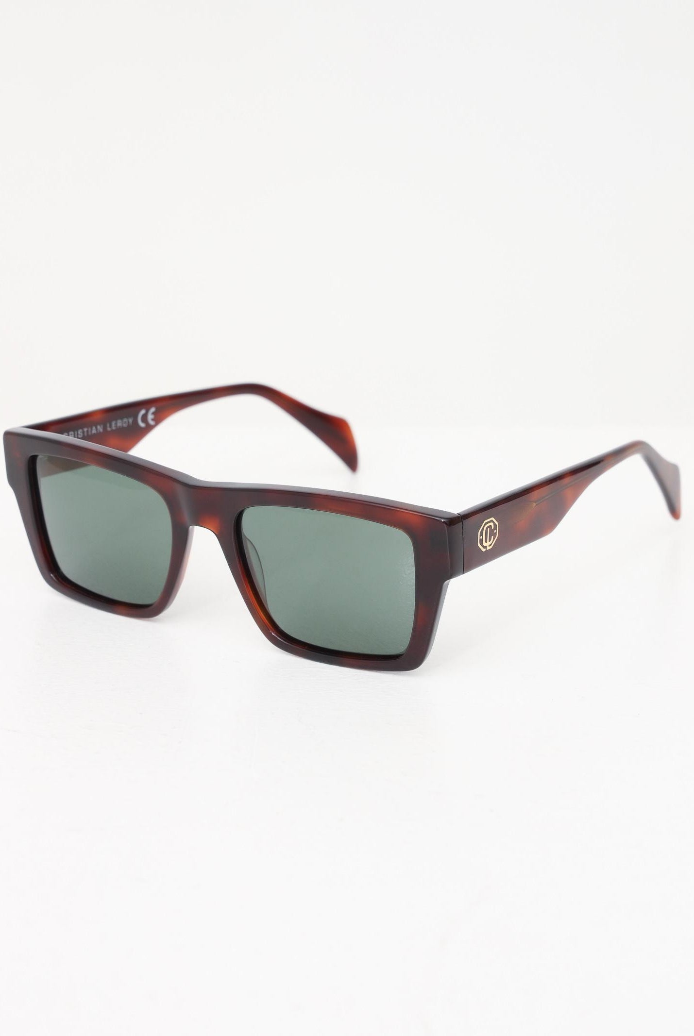 Occhiali da sole marroni per uomo e donna con montatura tartarugata 700240 04 CRISTIAN LEROY