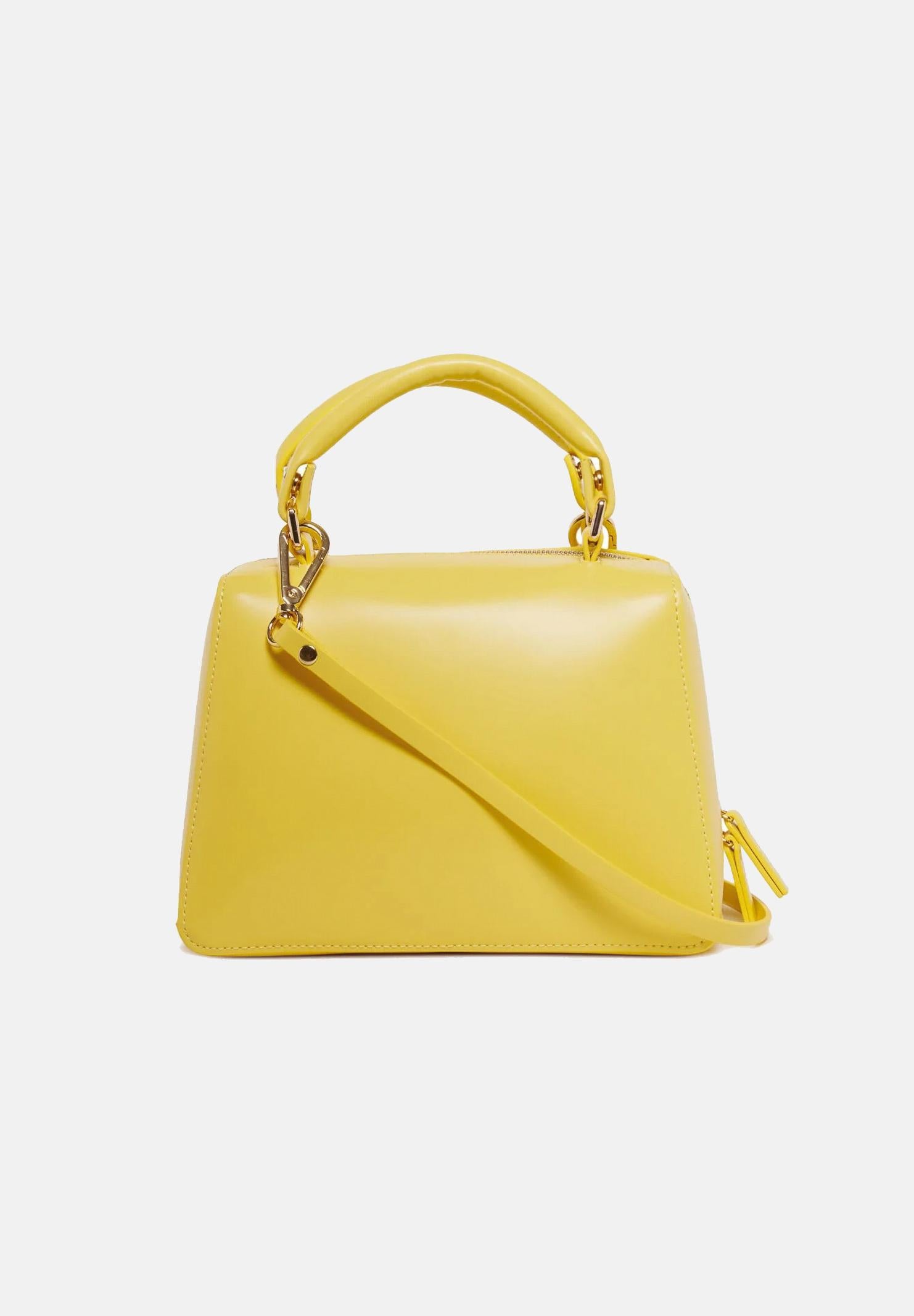 MARNI Borsa a mano gialla da donna con logo M01608M00TK 0M223 MARNI