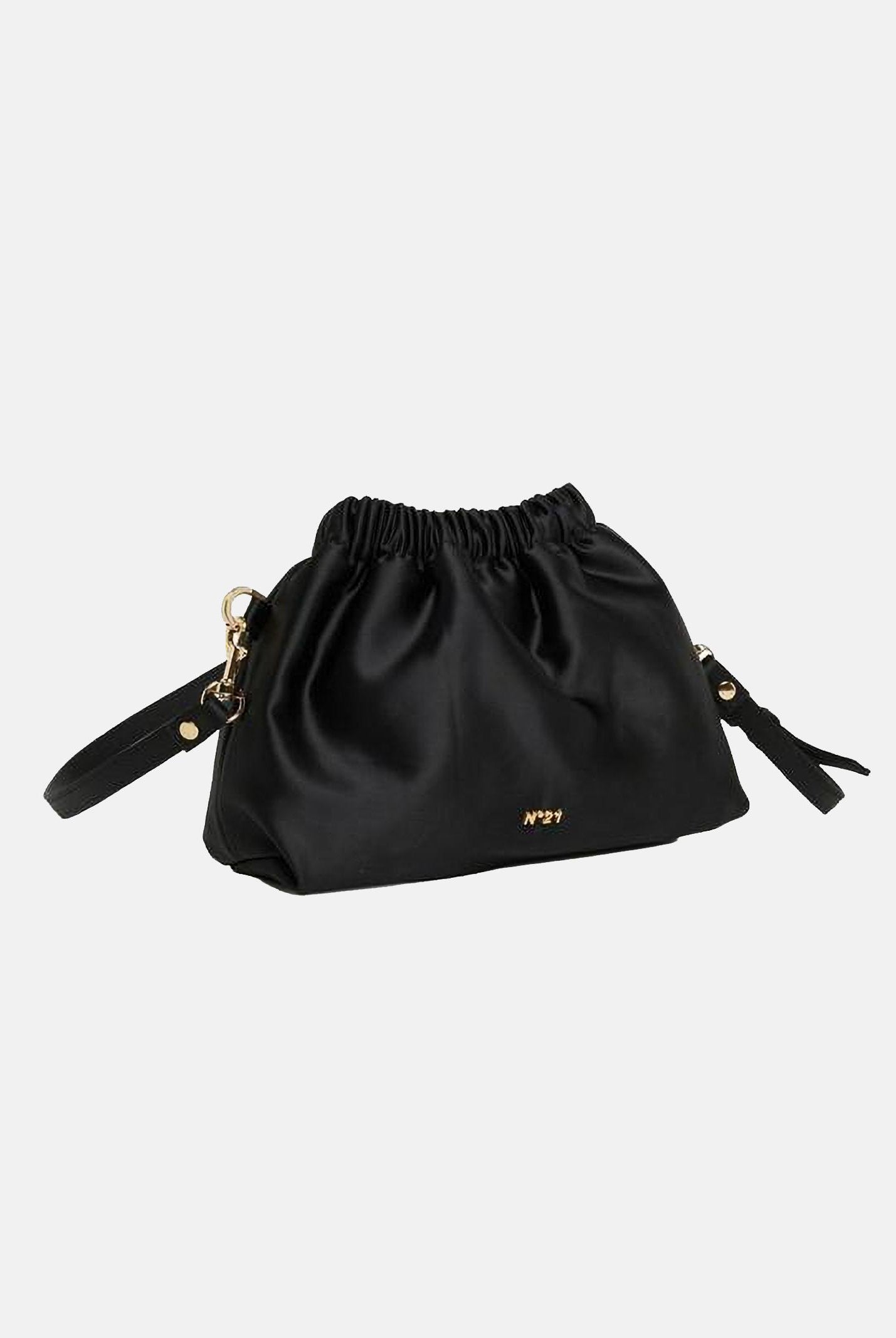 N21 Borsa a tracolla nera da donna con logo N2108YN0506 0N900 N21