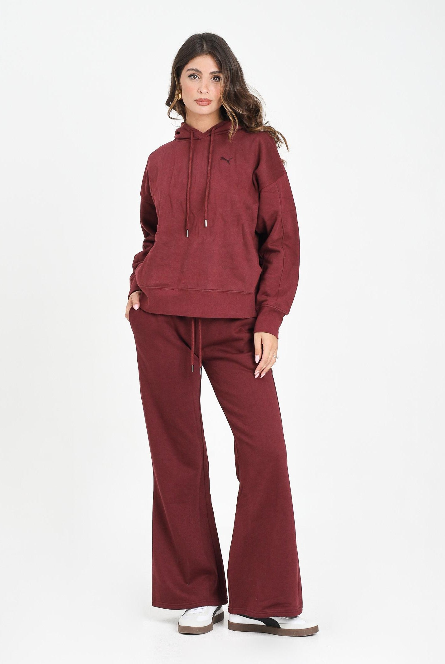 PUMA Pantalone sportivo HER Comfort bordeaux da donna 633010 96 PUMA