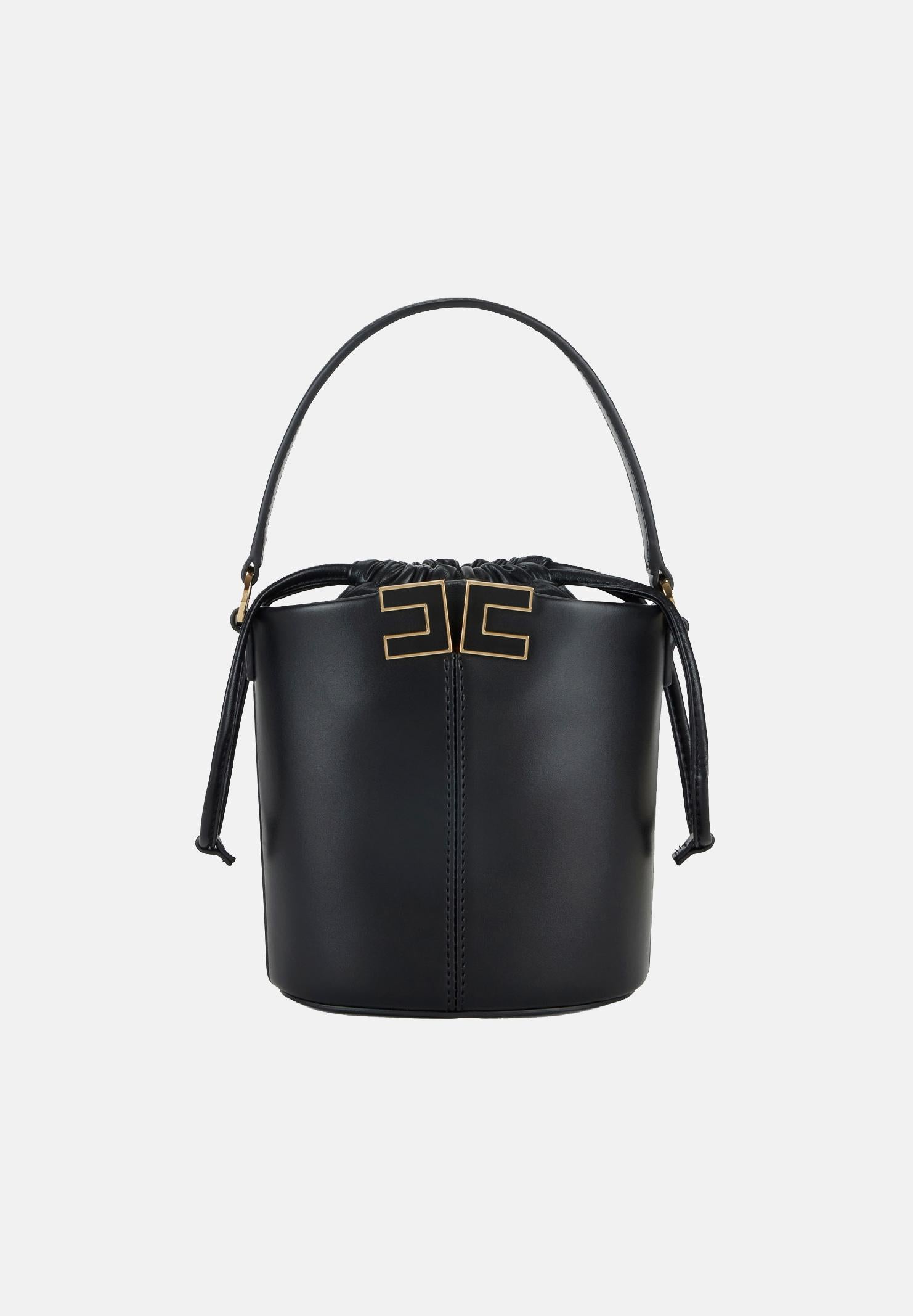 ELISABETTA FRANCHI Borsa a secchiello nera da donna BS92A61E2 110 ELISABETTA FRANCHI