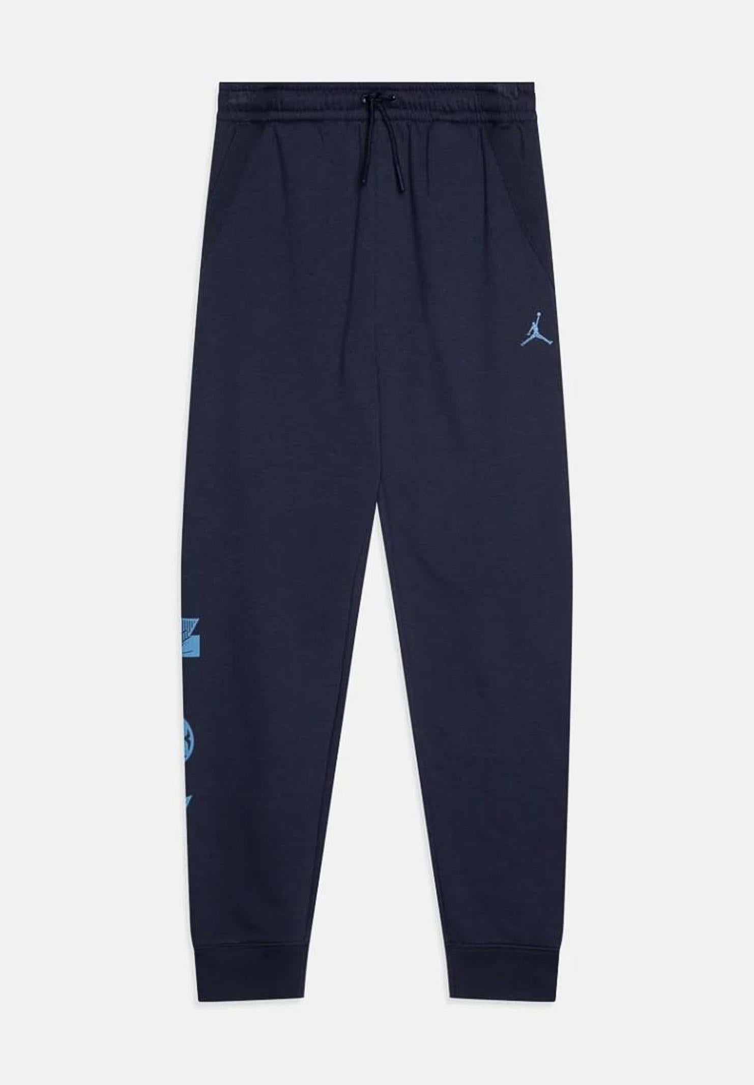 Pantalone sportivo Badge Logo blu da bambino 95D544 U90 JORDAN