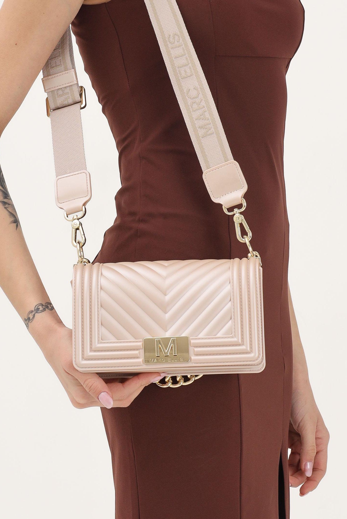 MARC ELLIS Borsa a tracolla Flat S 26 rosa da donna FLAT-S26 LITALIGO MARC ELLIS