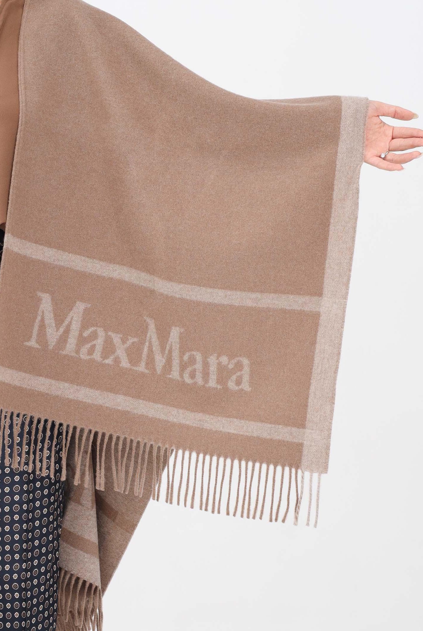 MAX MARA Mantella Hildestd color cammello da donna 2526546021600 002 MAX MARA