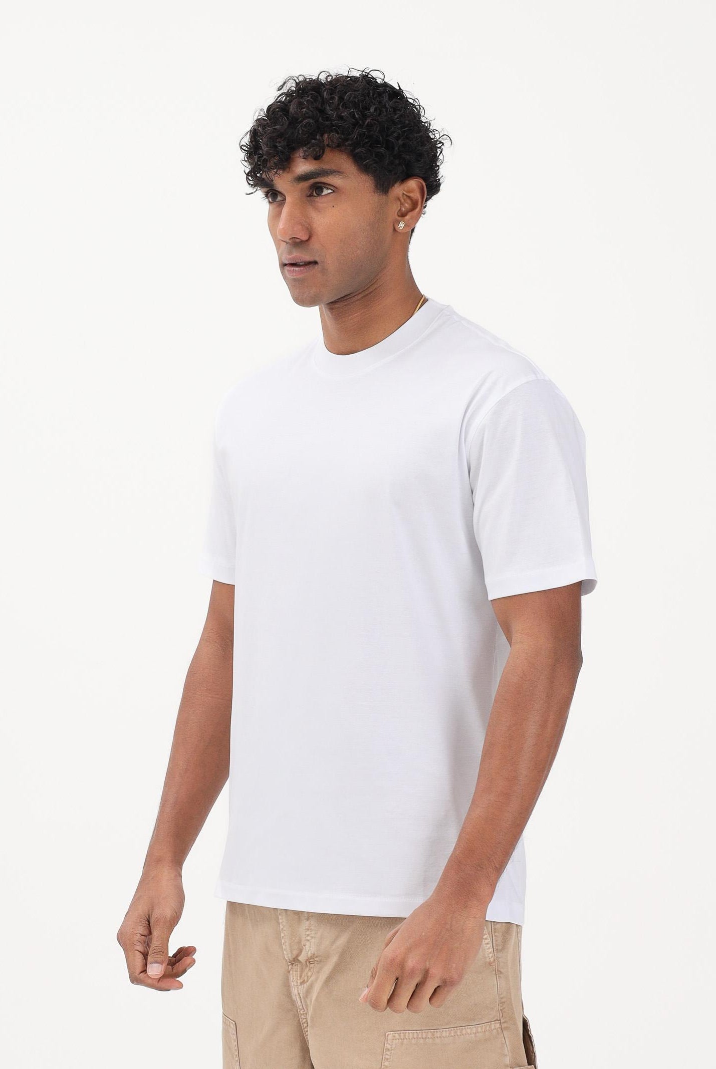 I'M BRIAN T-shirt a manica corta bianco da uomo TS3742 002 I'M BRIAN