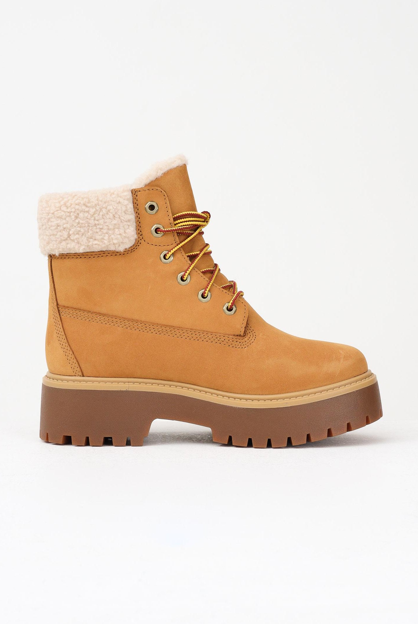 TIMBERLAND Anfibi impermeabili foderati con Plateau Stone Street gialli da donna TB0A2PU67541 TIMBERLAND