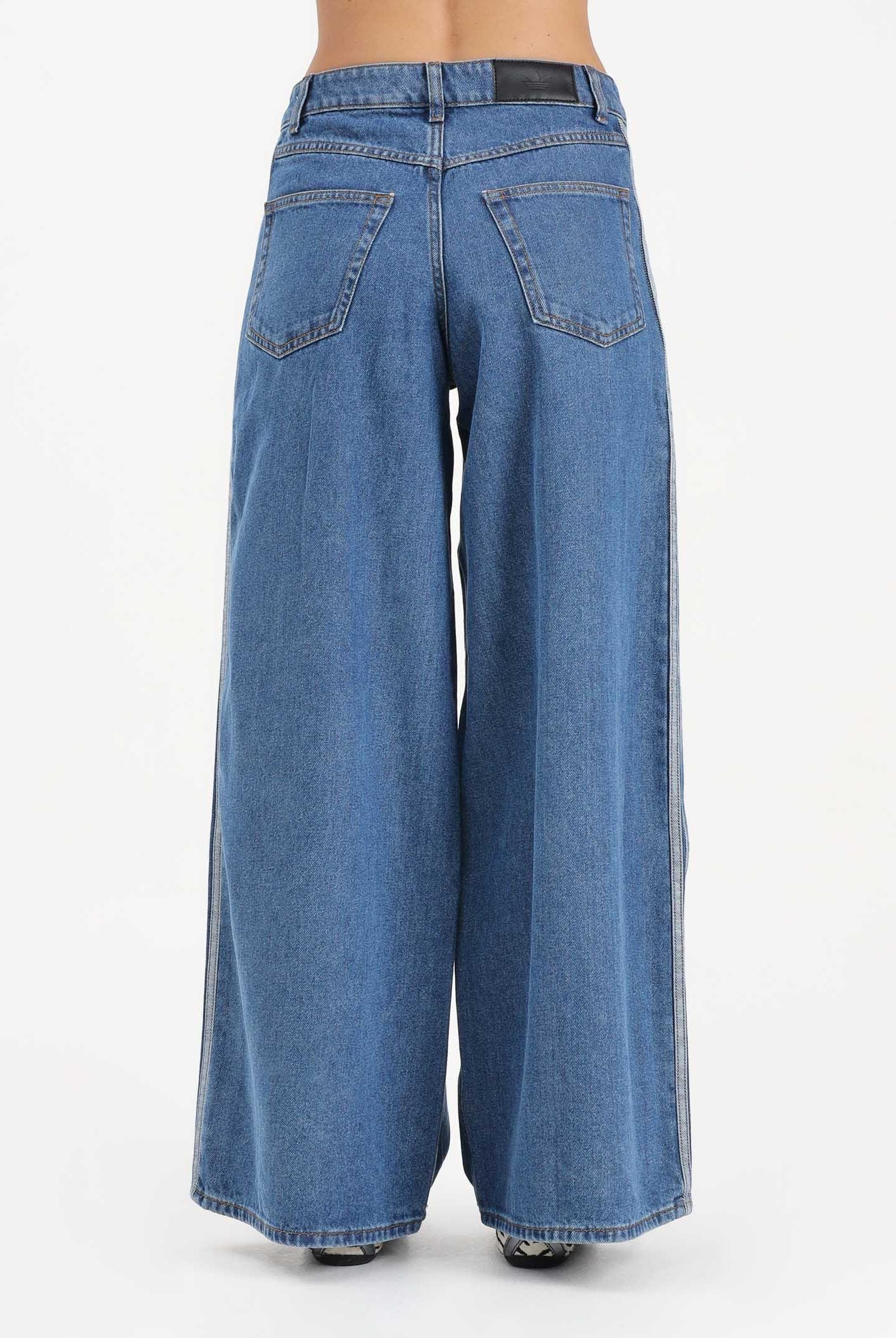 ADIDAS ORIGINALS Jeans TRACK FIREBIRD ADILENIUM in denim medio da donna KD2906 . ADIDAS ORIGINALS