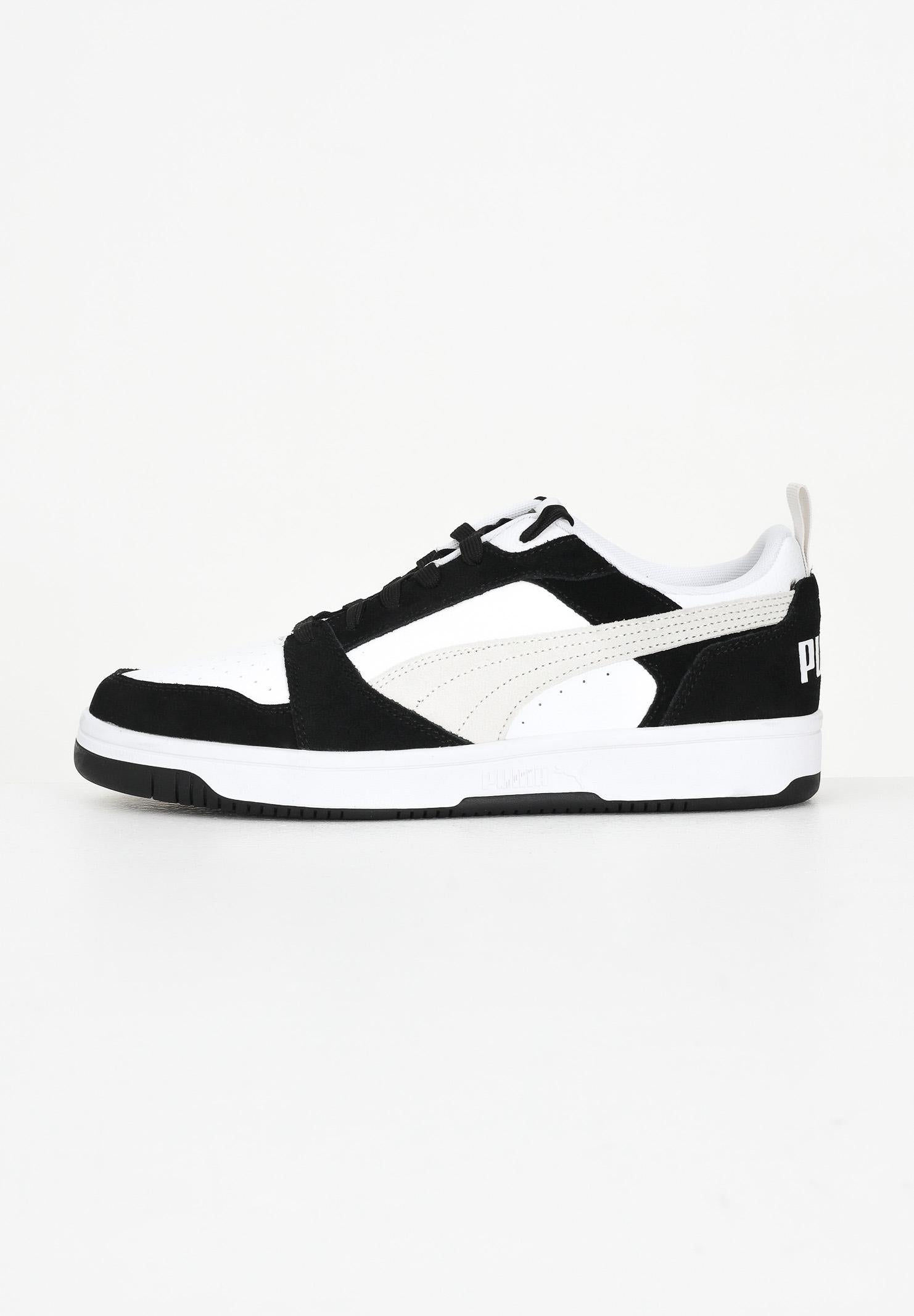 PUMA Sneakers Rebound V6 bianche e nere da uomo 402262 01 PUMA