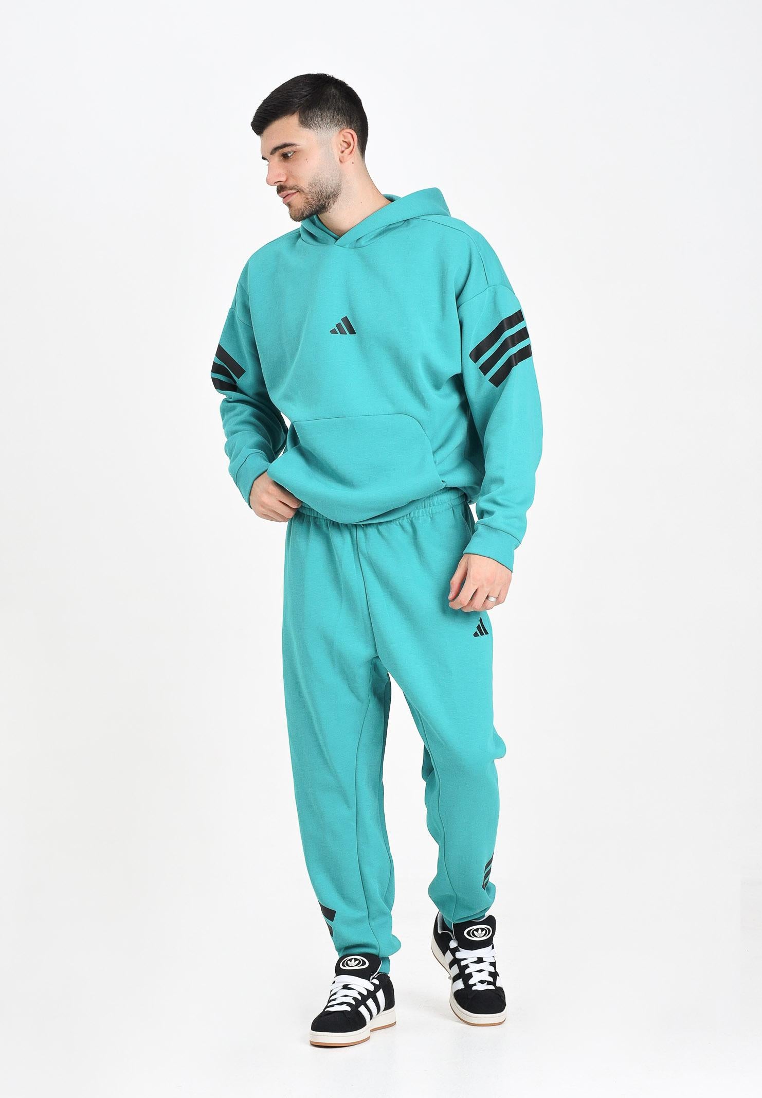 ADIDAS PERFORMANCE Pantalone sportivo Future Icons 3-Stripes turchese da uomo JW7089 ADIDAS PERFORMANCE