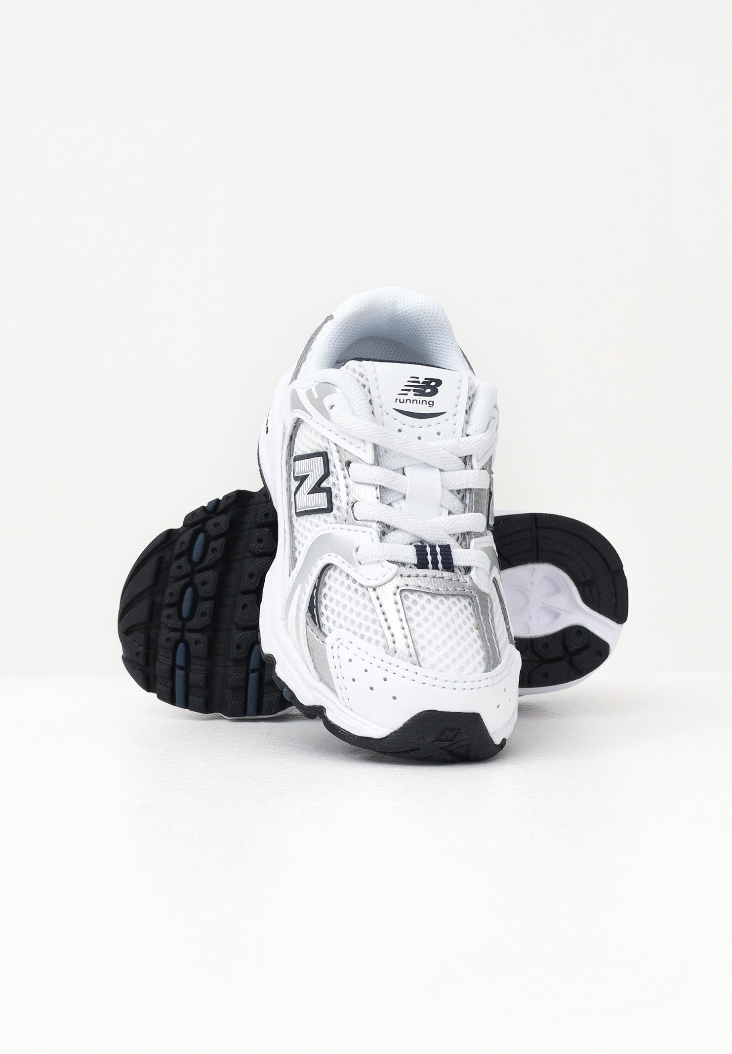 NEW BALANCE Sneakers 530 Bungee bianche da neonato IZ530SB1 NEW BALANCE