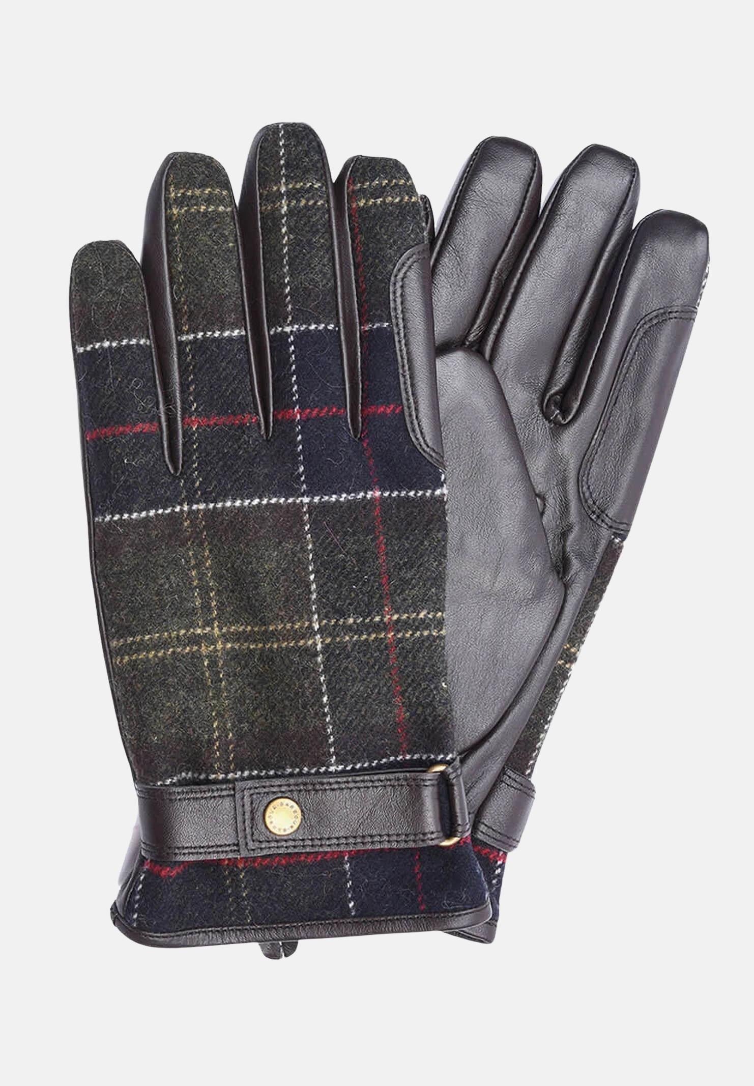 BARBOUR Guanti Newbrough tartan da uomo 252MMGL0051 TN12 BARBOUR