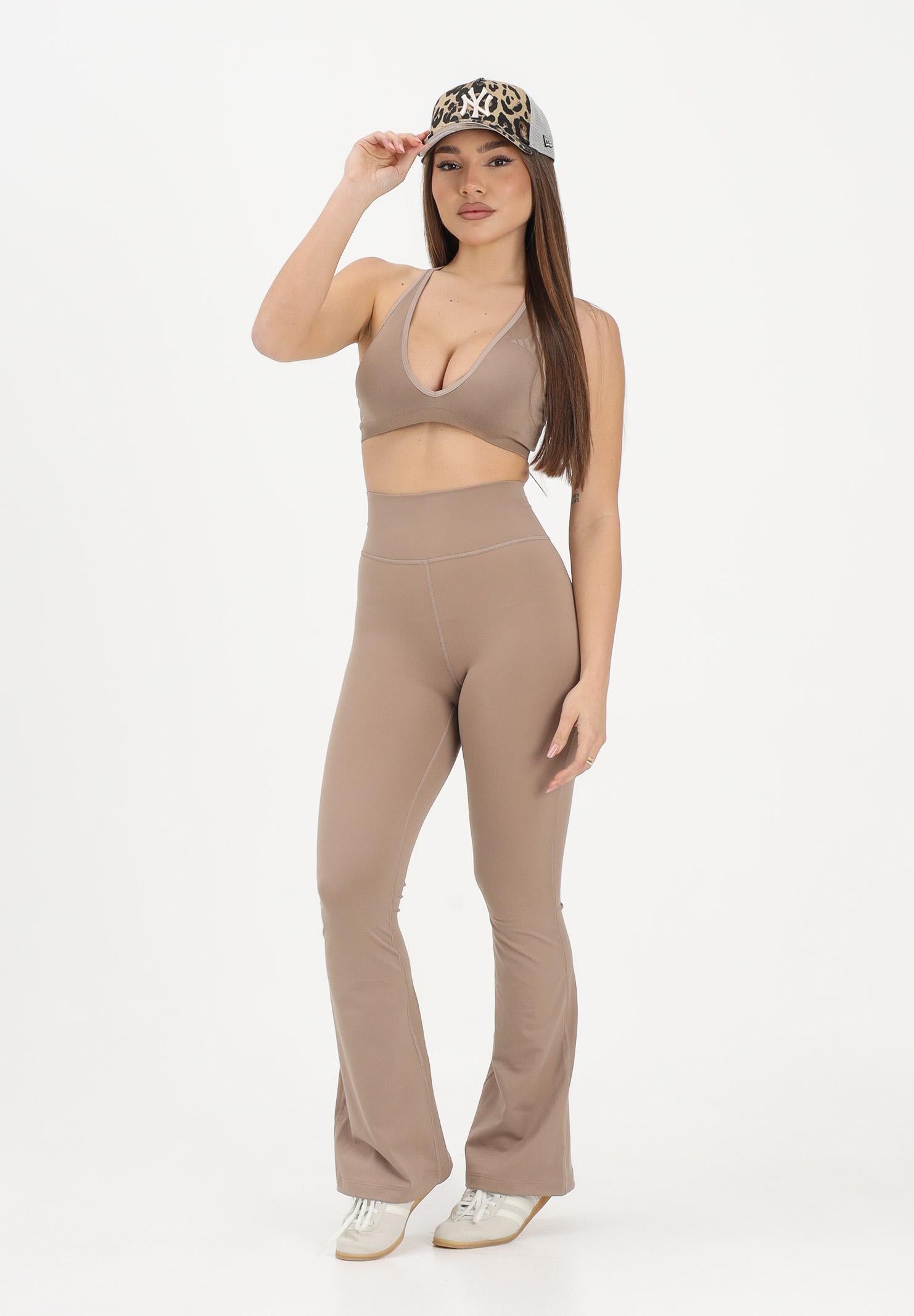 ADIDAS PERFORMANCE Leggings All Me Essentials Flare beige da donna JV7792 . ADIDAS ORIGINALS