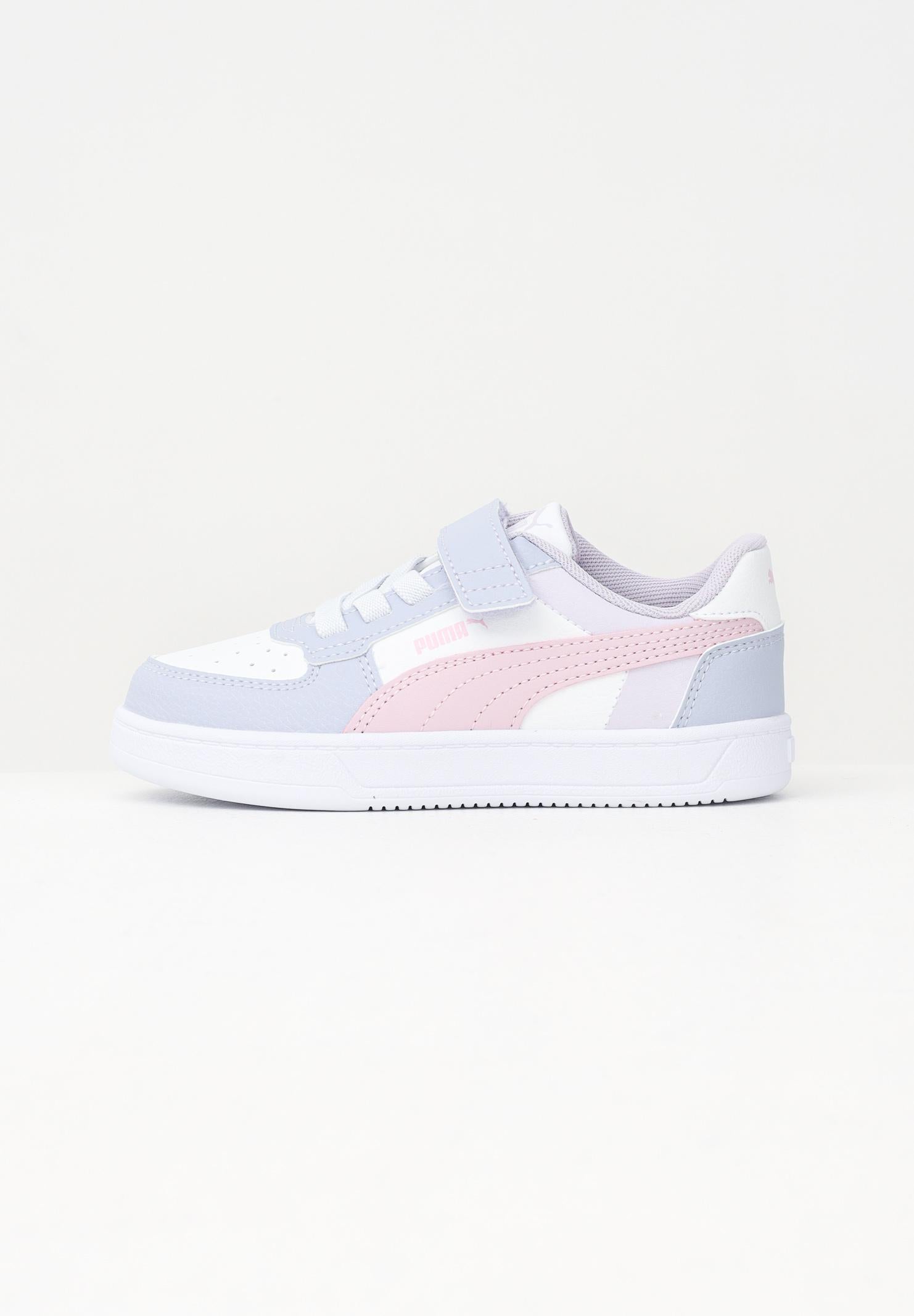 PUMA Sneakers Caven 2.0 Block azzurre, rosa e bianche da bambina 394462 15 PUMA