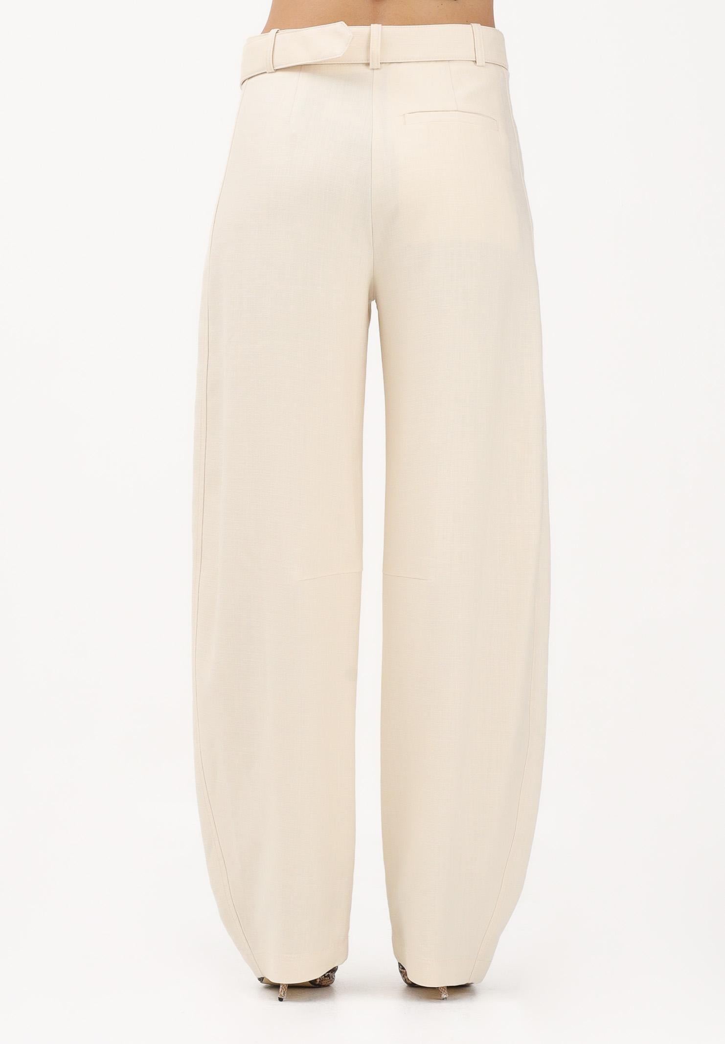 PINKO Pantalone elegante panna da donna 106492A2W6 C00 PINKO