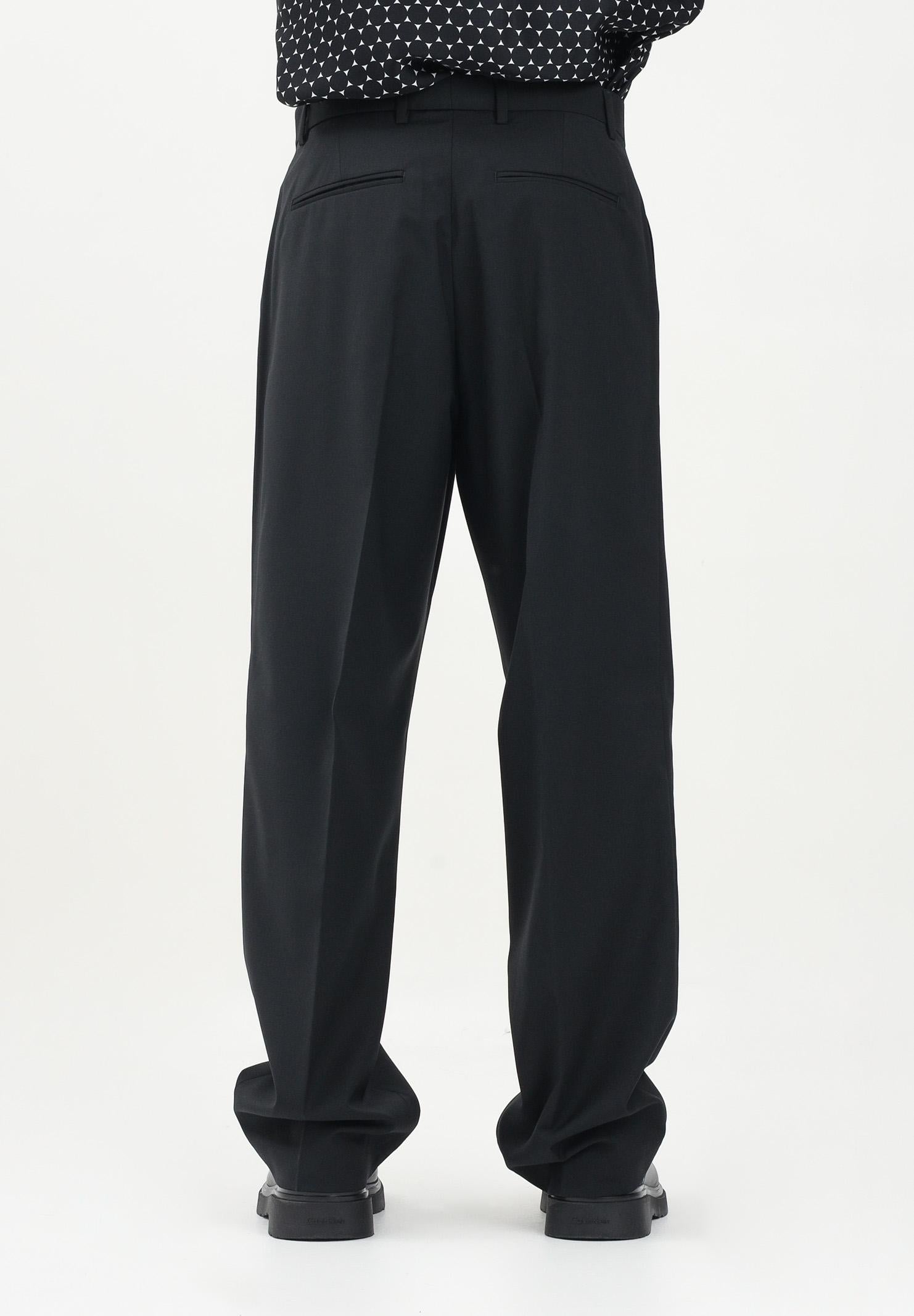 Pantalone elegante nero da uomo PA3235 009 I'M BRIAN