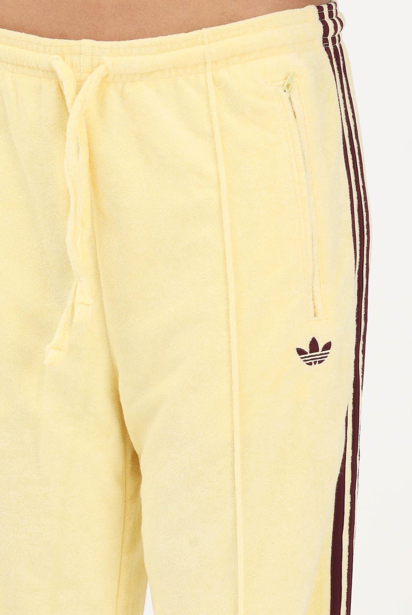 ADIDAS ORIGINALS Pantalone sportivo TERRY TOWEL FIREBIRD giallo da donna KQ6662 . ADIDAS ORIGINALS