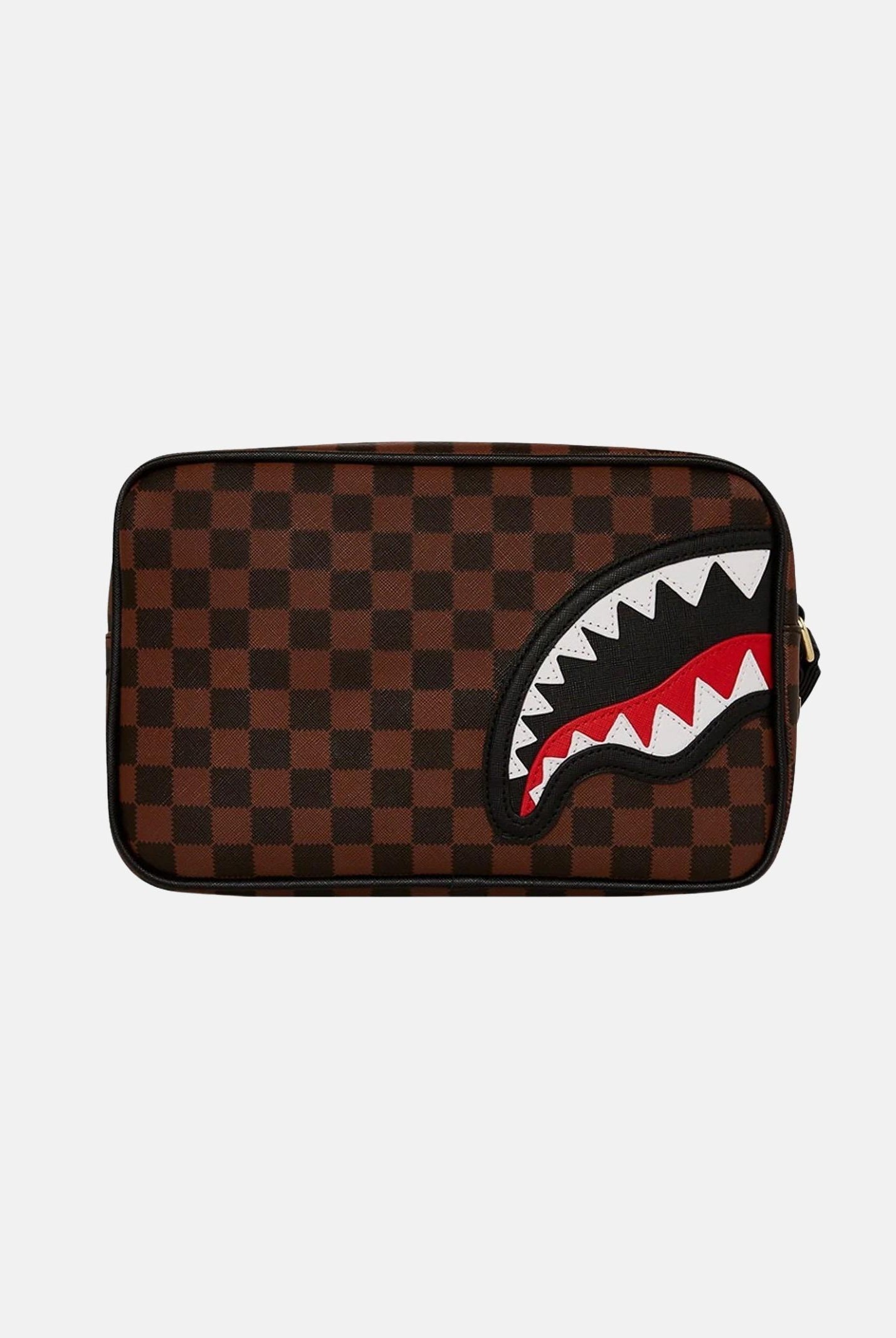 SPRAYGROUND Pochette Sawtooth Sharks In Paris marrone per uomo e donna 910B7840NSZ . SPRAYGROUND