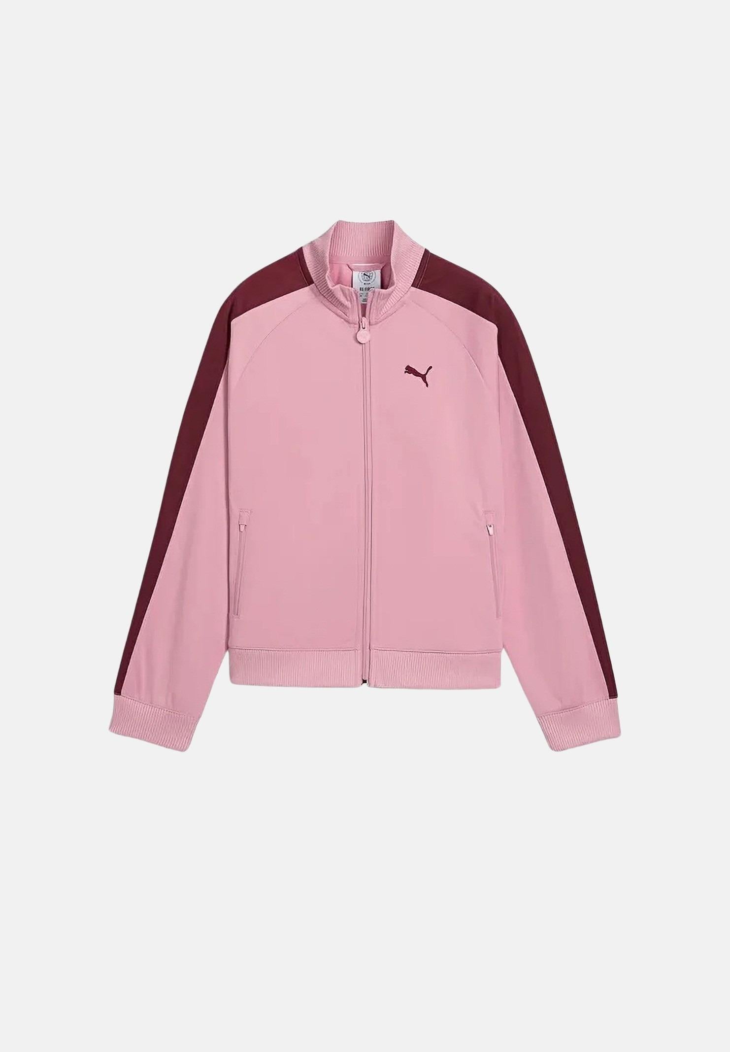 PUMA Felpa con zip T7 ALWAYS ON rosa da bambina 629898 65 PUMA