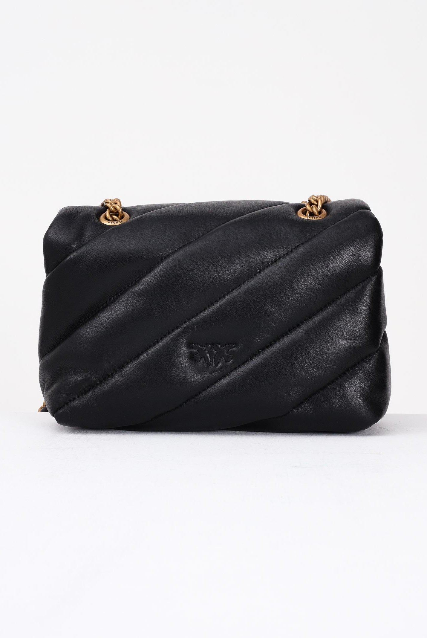 PINKO Borsa a tracolla Mini Love Bag Puff nera da donna 100039A0F2 Z99Q PINKO