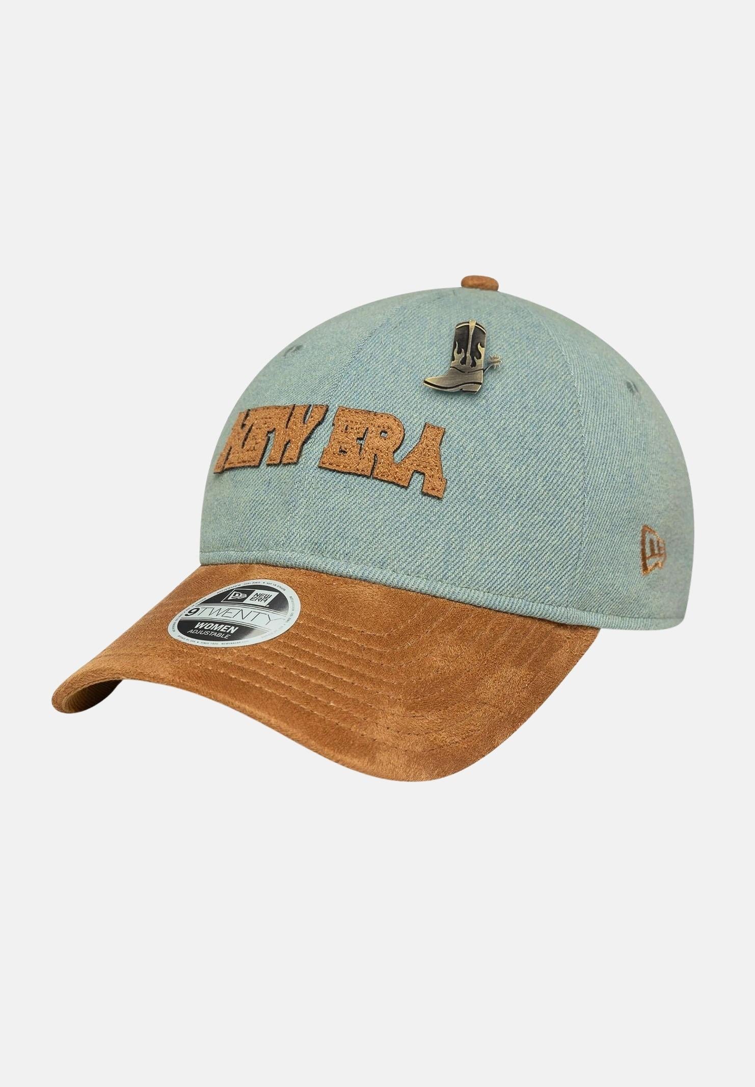 NEW ERA Cappello con visiera 9TWENTY New Era Western in denim vintage per uomo e donna 60691134 . NEW ERA