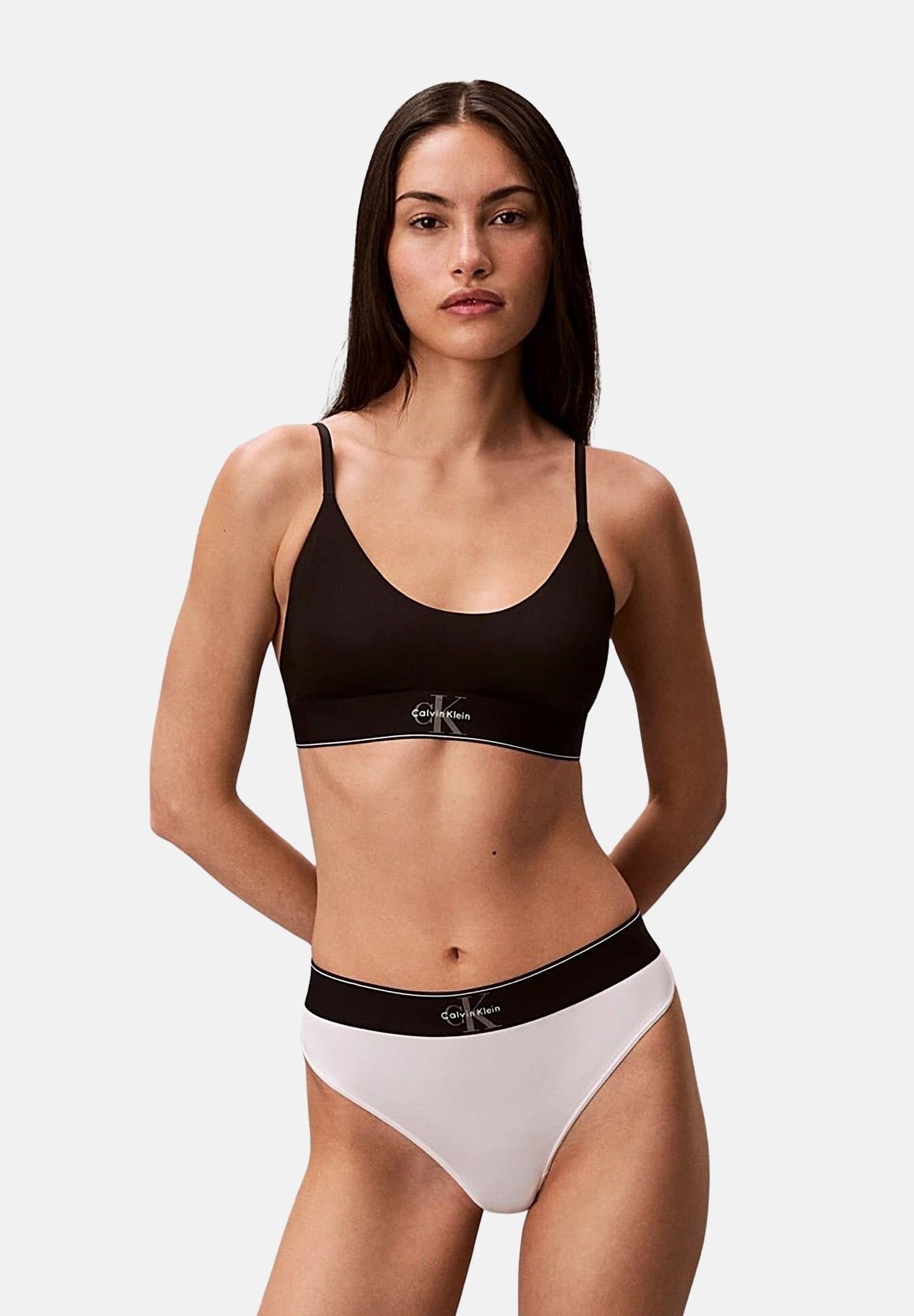 CALVIN KLEIN Perizoma bianco da donna LV00QF8813 100 CALVIN KLEIN
