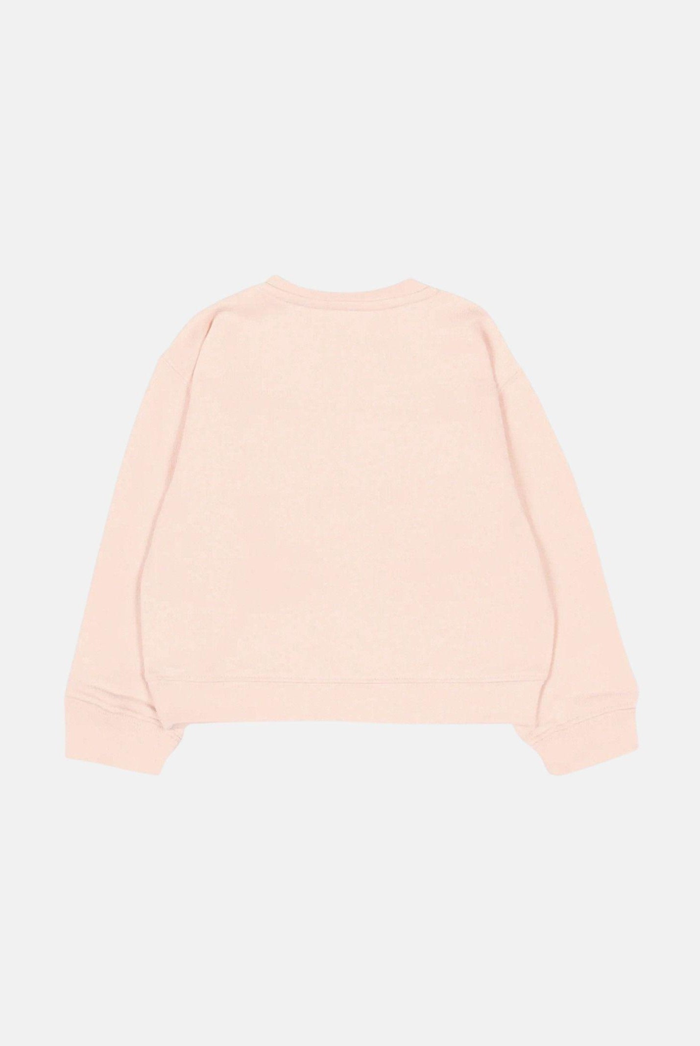 PALM ANGELS Felpa girocollo rosa da neonato con logo PGXC001S26FLE002 042 PALM ANGELS