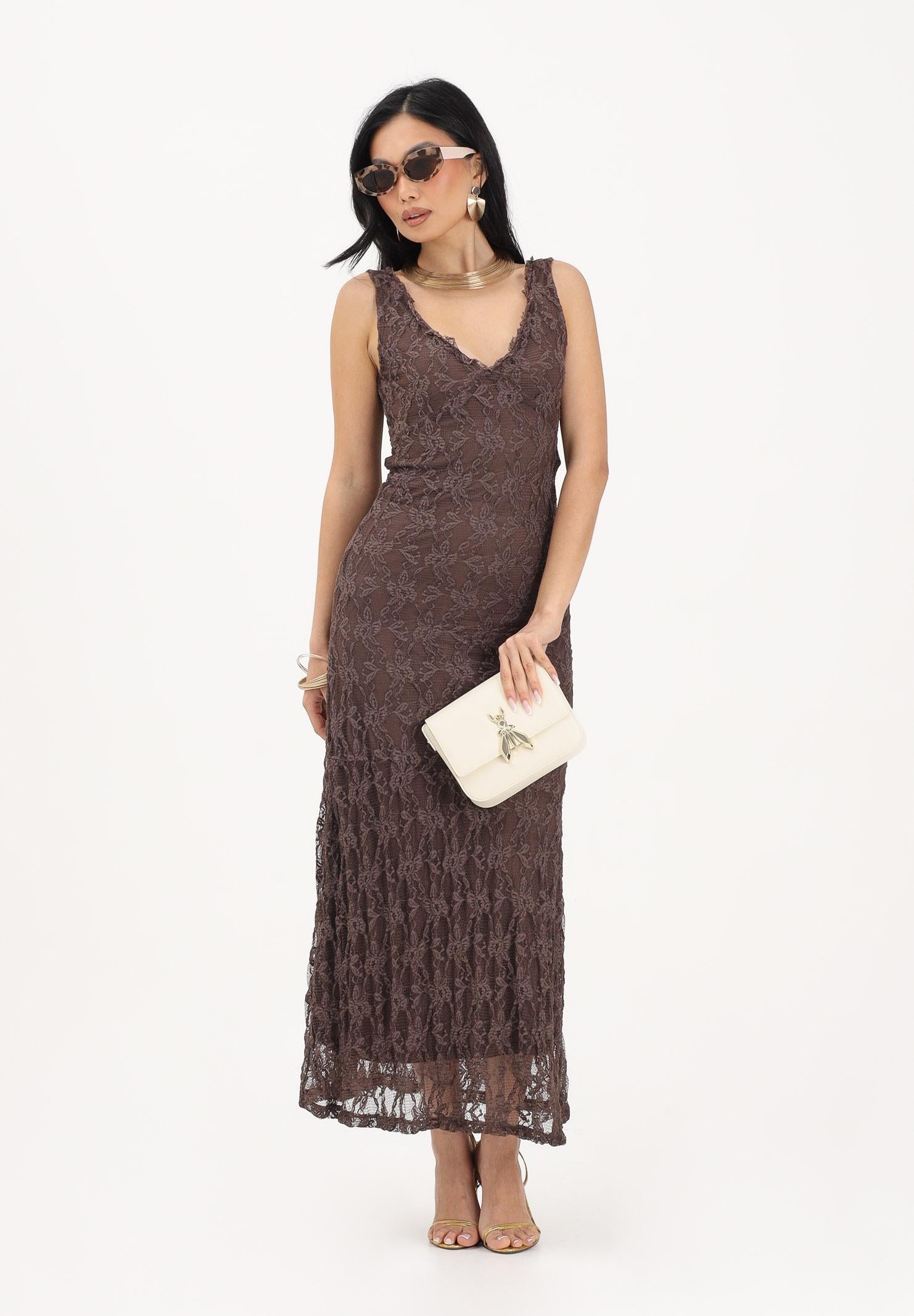 ONLY Abito lungo marrone da donna 15372795 SHBA ONLY