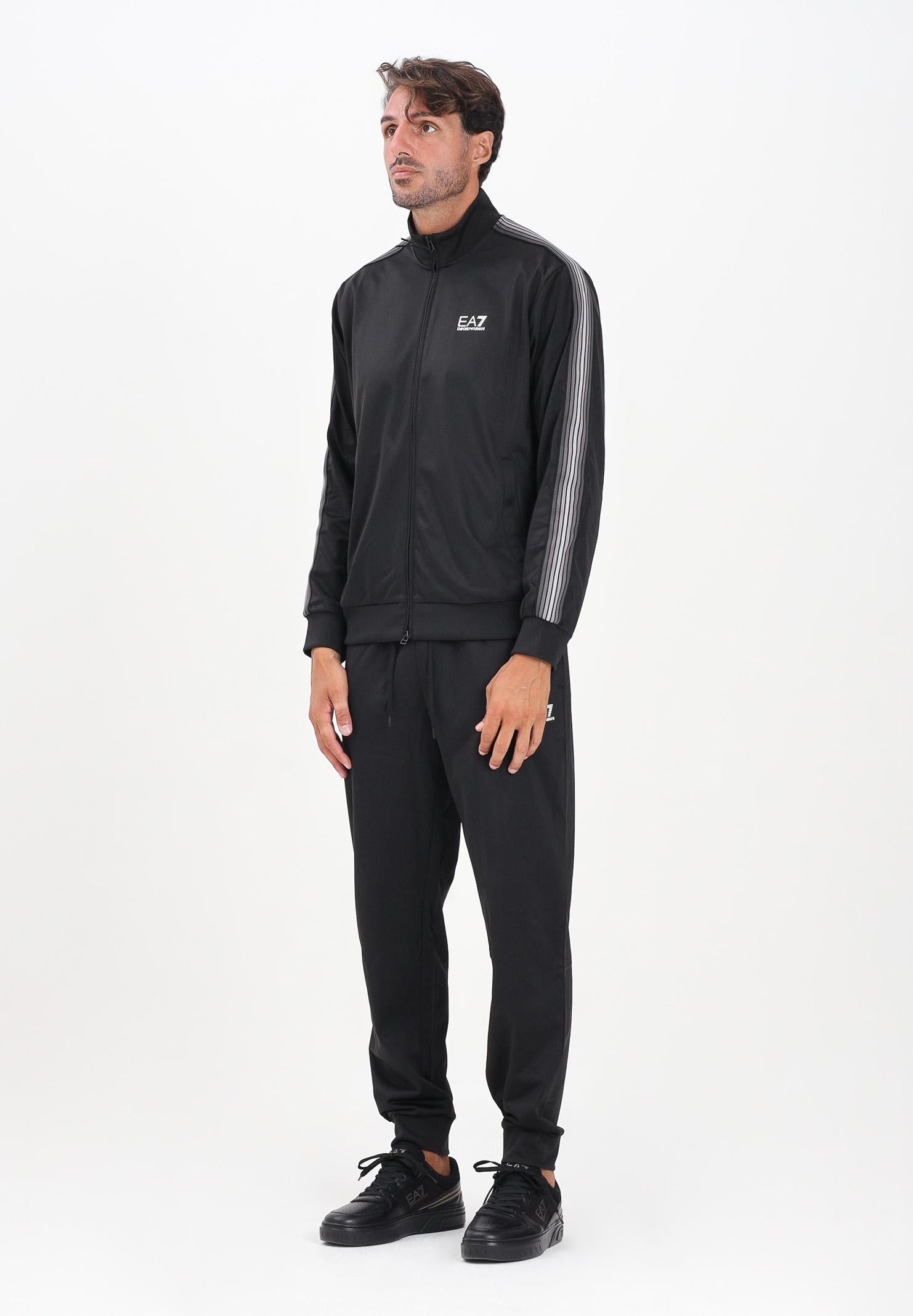 EA7 Tuta nera da uomo con logo 7M000970AF12449 UC001 EA7