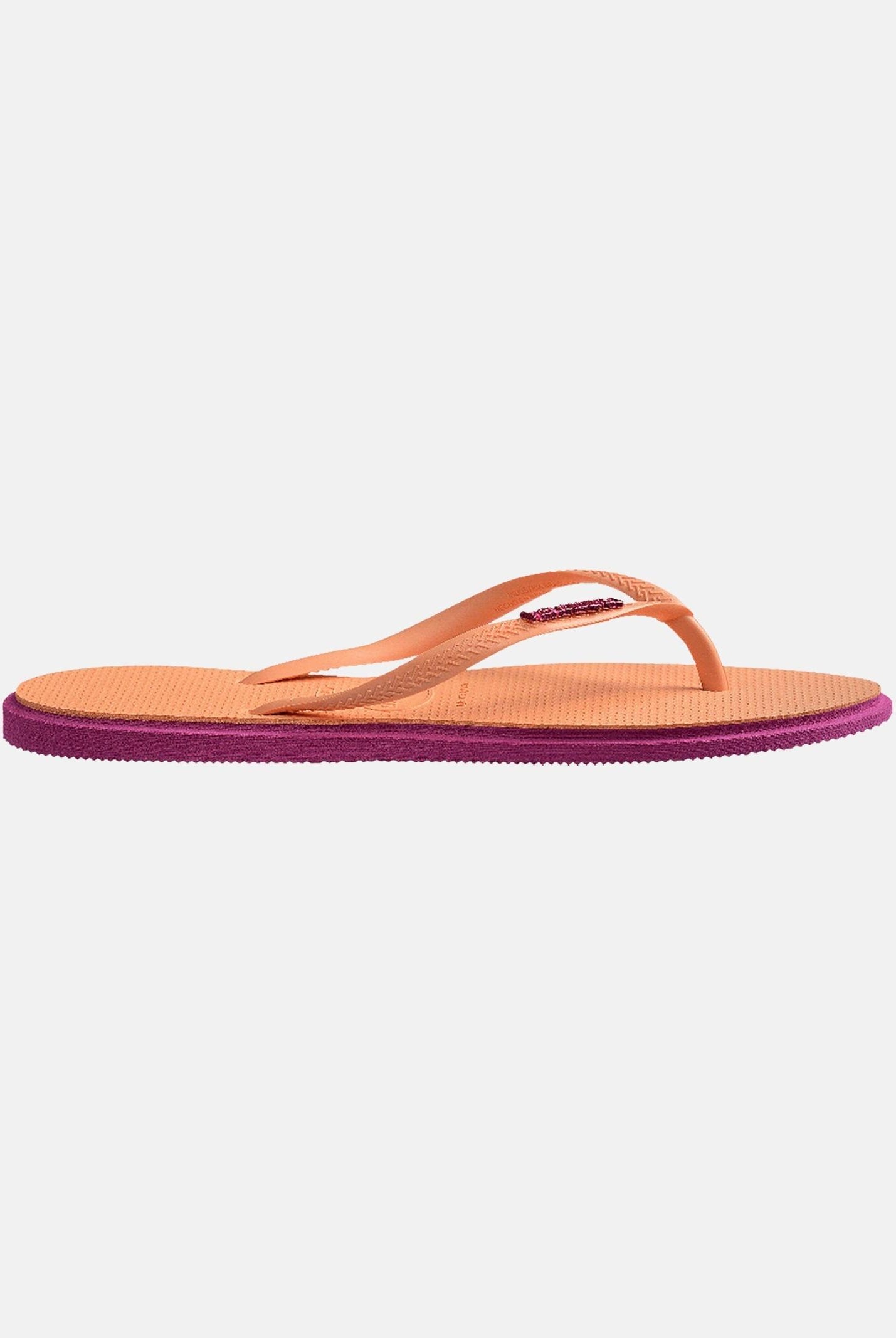 HAVAIANAS Infradito Havaianas Slim Point arancio e fucsia da donna 4149584 4622 HAVAIANAS