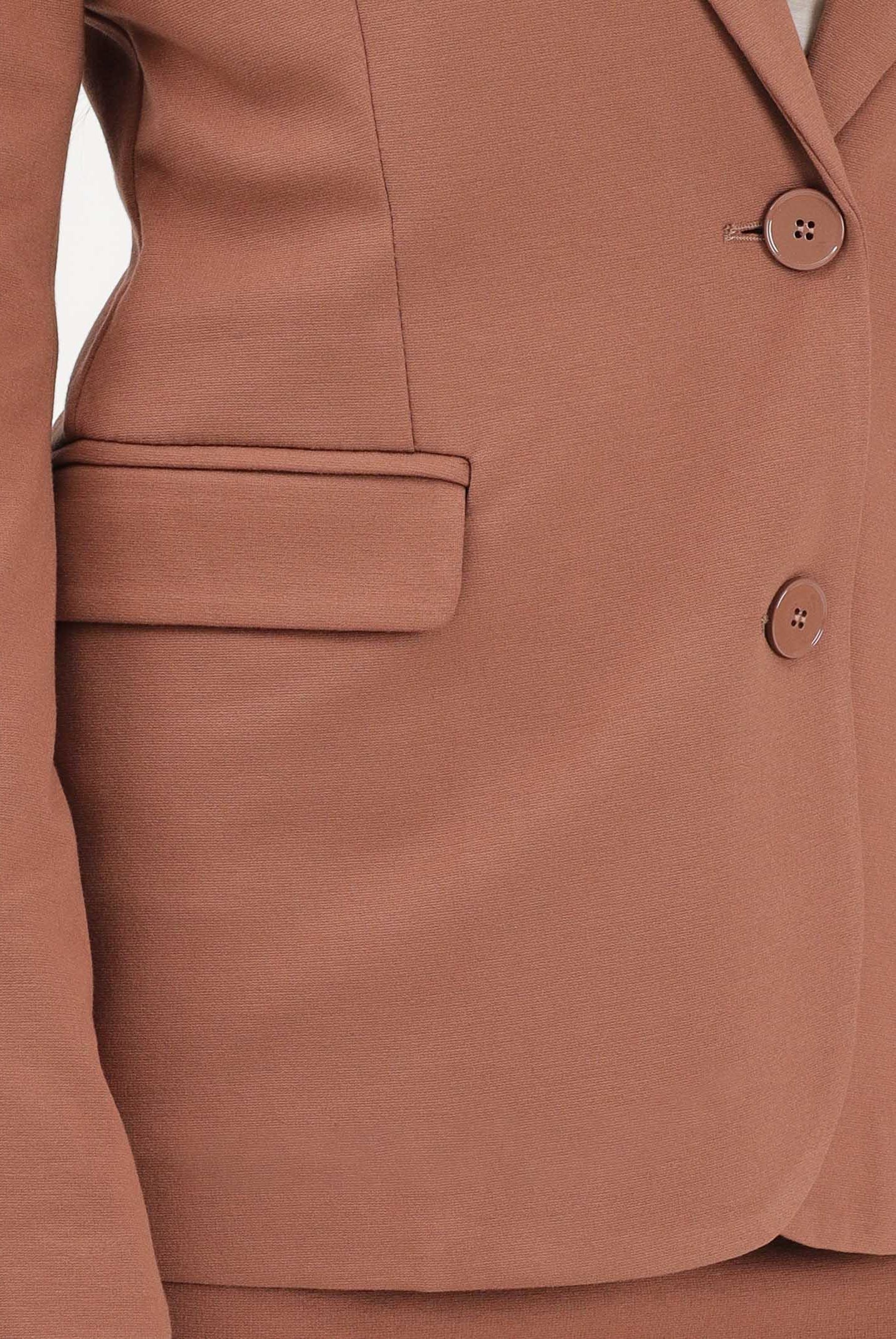 VICOLO Giacca monopetto cuoio da donna TAB0042 ABU67 VICOLO