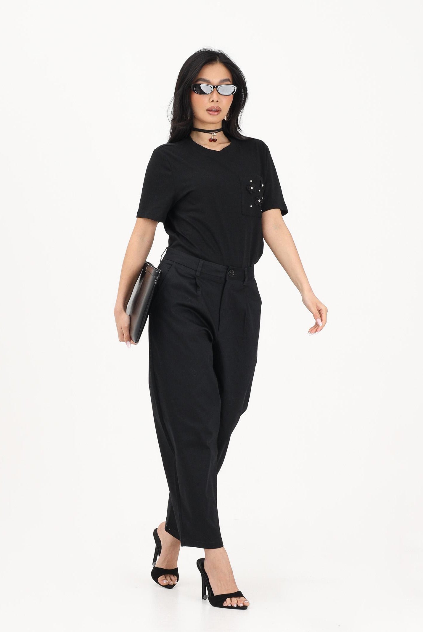ONLY Pantalone nero da donna 15368213 BL ONLY