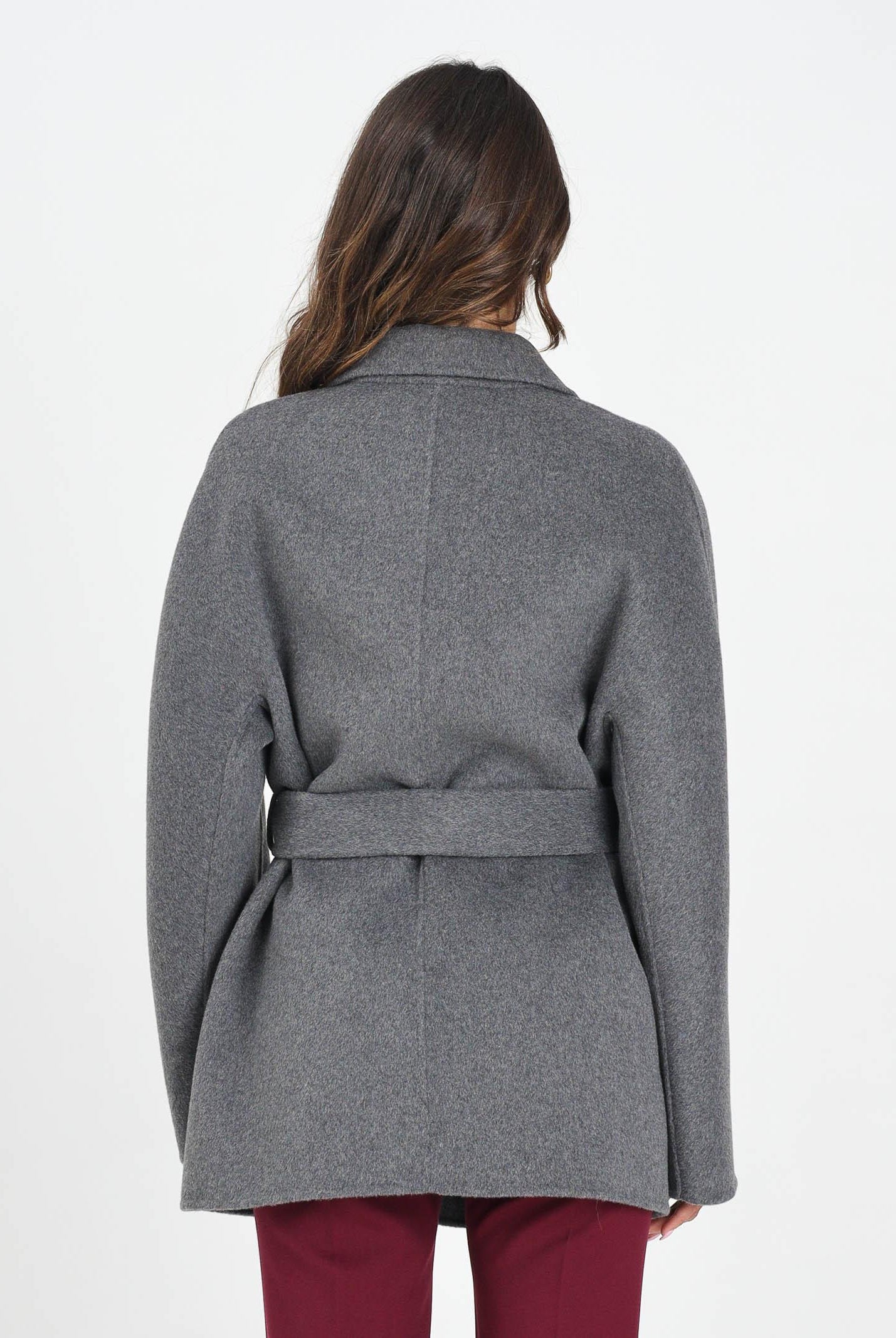 SIMONA CORSELLINI Cappotto corto grigio da donna A25CPCPV0301-C00180 V0742 SIMONA CORSELLINI