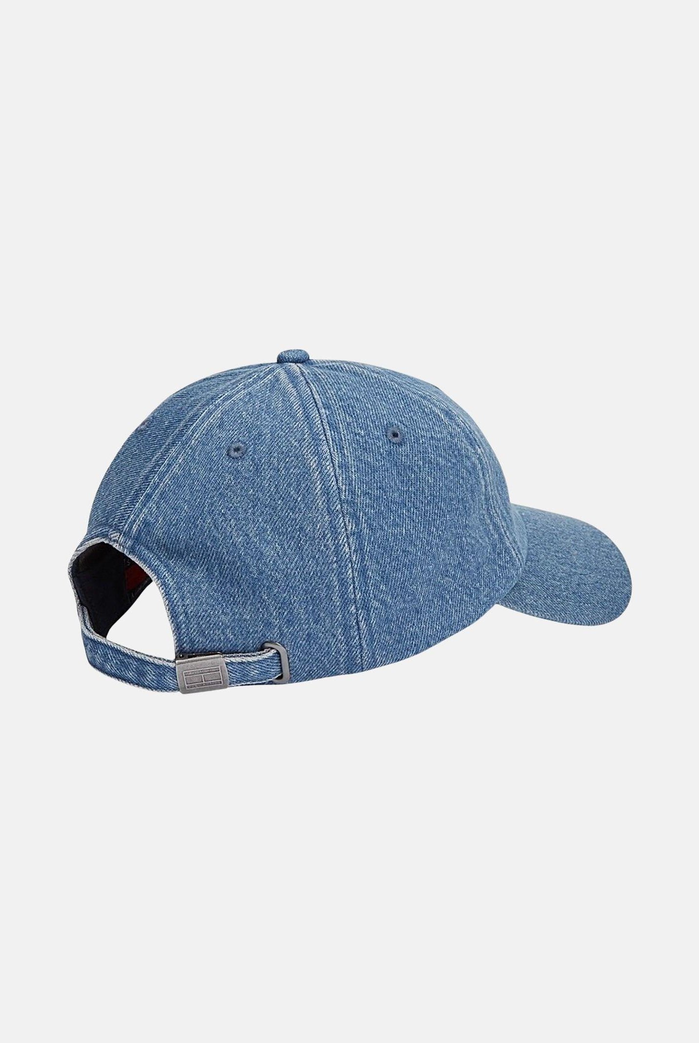 TOMMY JEANS Cappello con visiera Heritage in denim chiaro per uomo e donna AM0AM13853 1A7 TOMMY JEANS