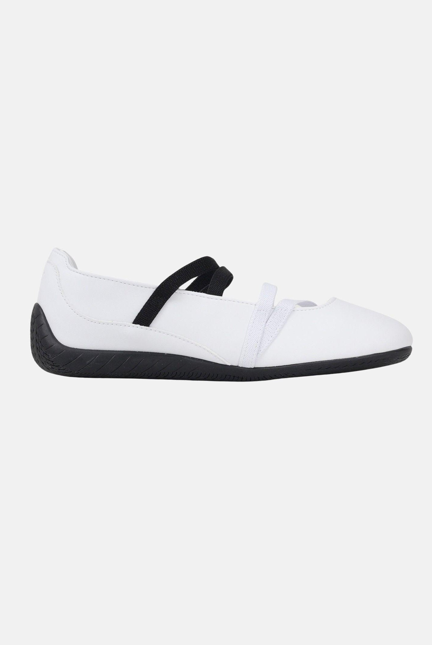 PUMA Ballerine Speedcat Ballet bianche e nere da donna 406144 03 PUMA