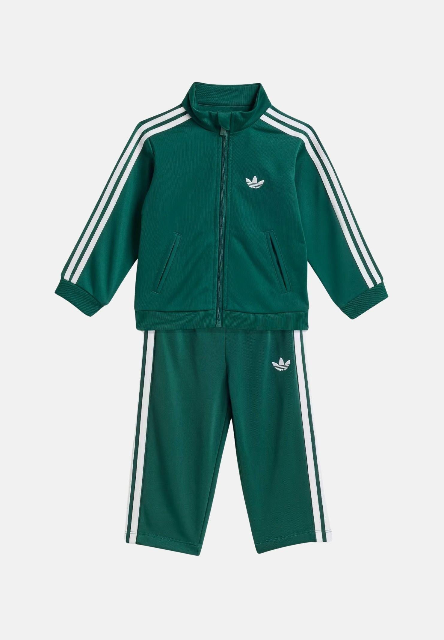ADIDAS ORIGINALS Tuta FIREBIRD TS verde da neonato KD1004 . ADIDAS ORIGINALS