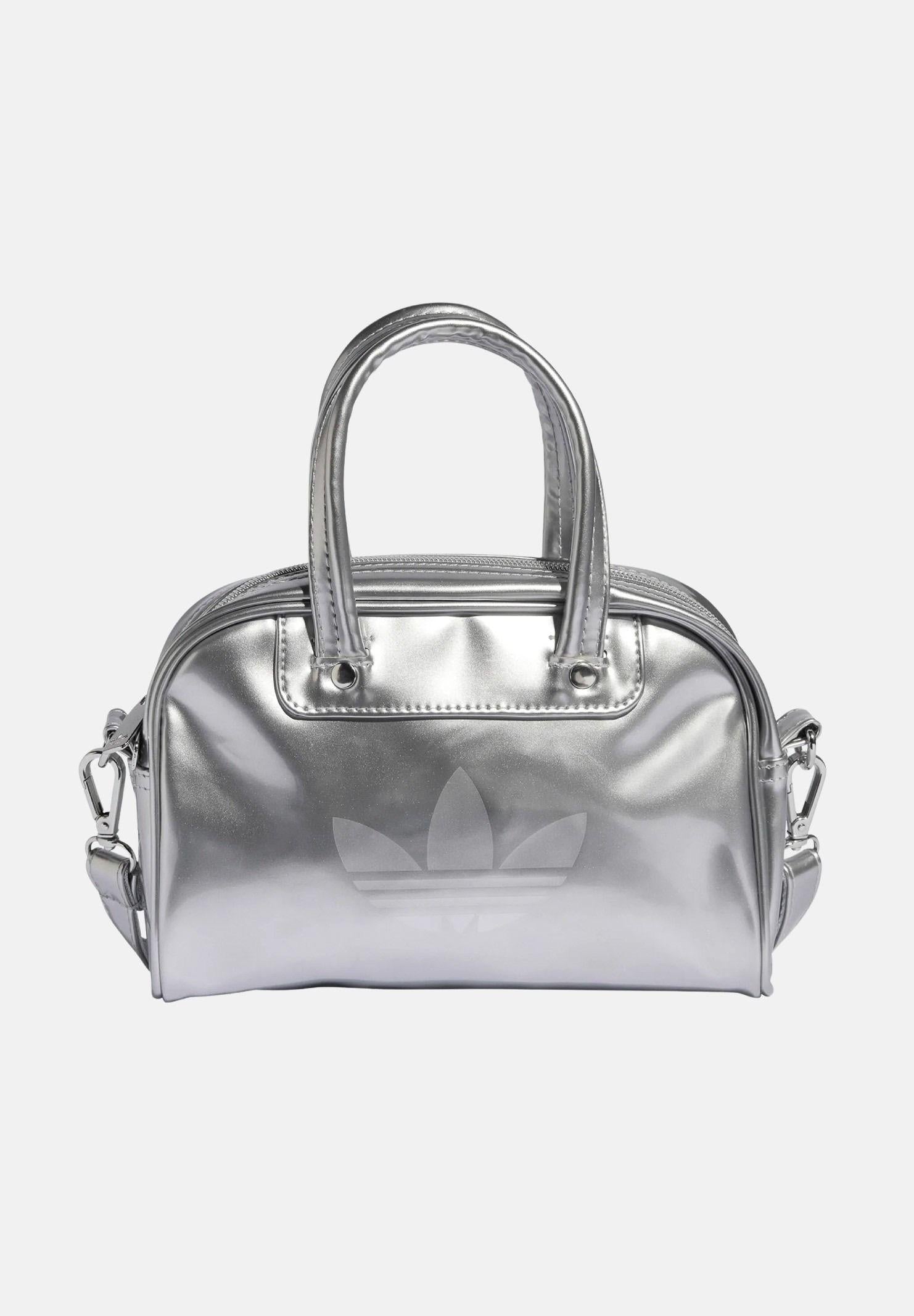 ADIDAS ORIGINALS Borsa a mano Adicolor Mini Bowling argento da donna KD7839 . ADIDAS ORIGINALS