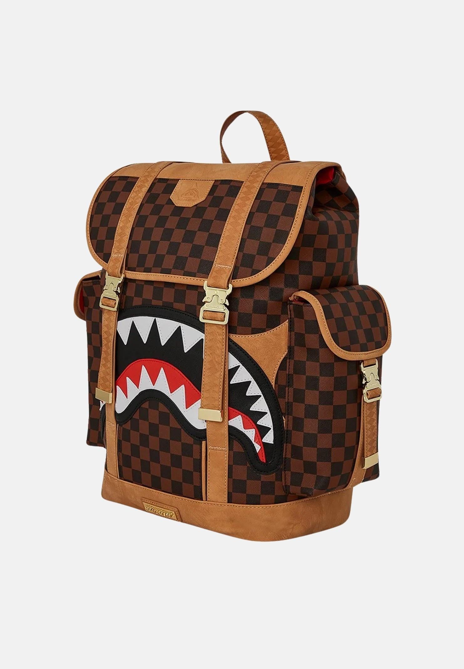 SPRAYGROUND Zaino Hennyville Monte Carlo marrone per uomo e donna 910B7990NSZ SPRAYGROUND