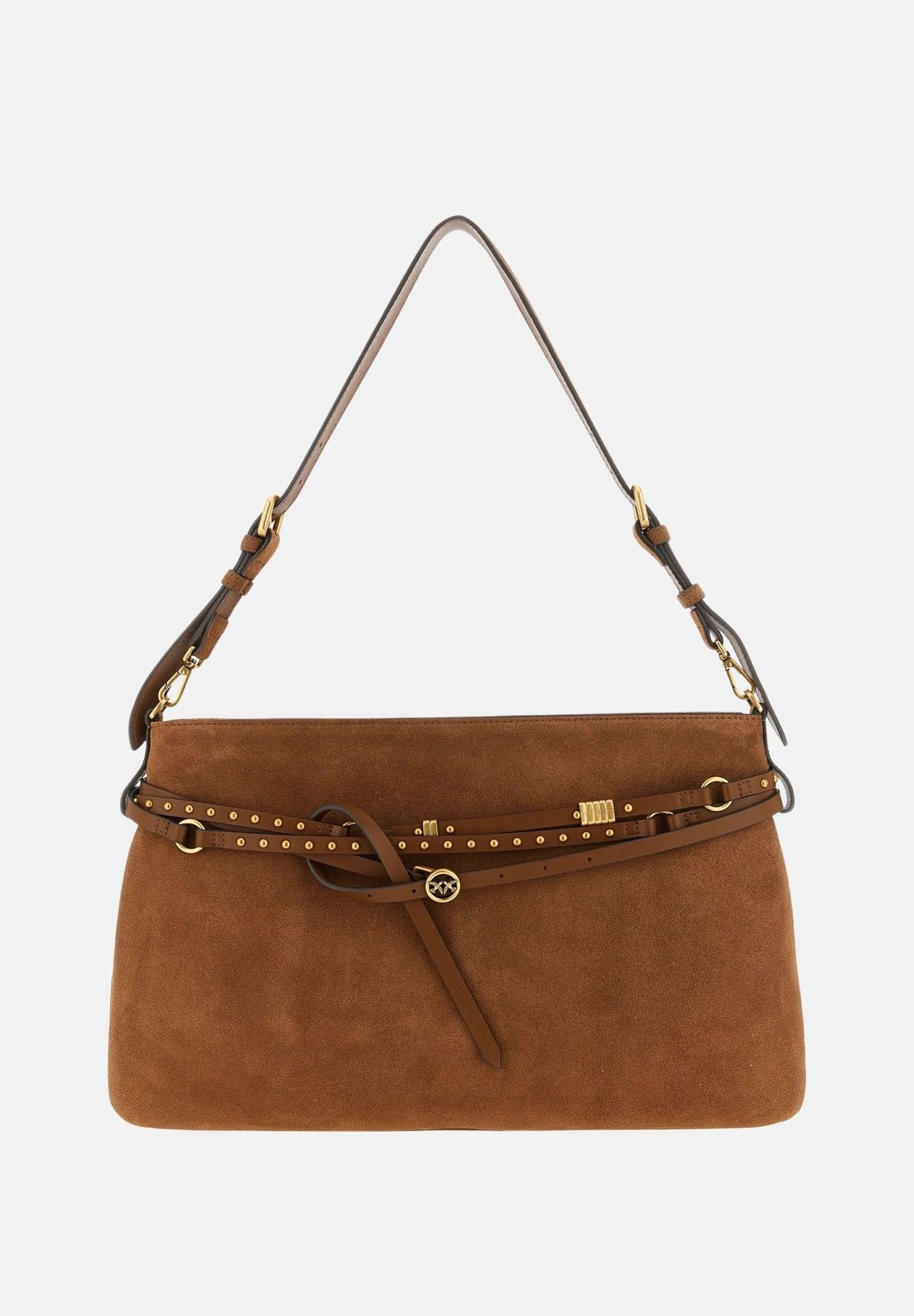 PINKO Shopper Belt Bag Big marrone da donna 105903A0F6 L17Q PINKO