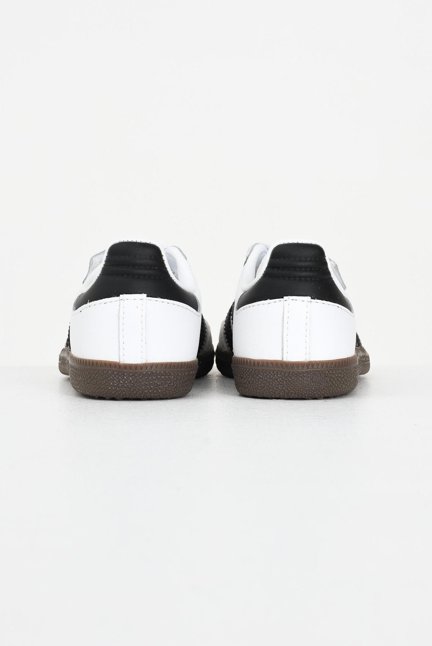 ADIDAS ORIGINALS Sneakers Samba OG Comfort Closure Elastic Lace bianche e nere per bambino e bambina JQ6391 ADIDAS ORIGINALS