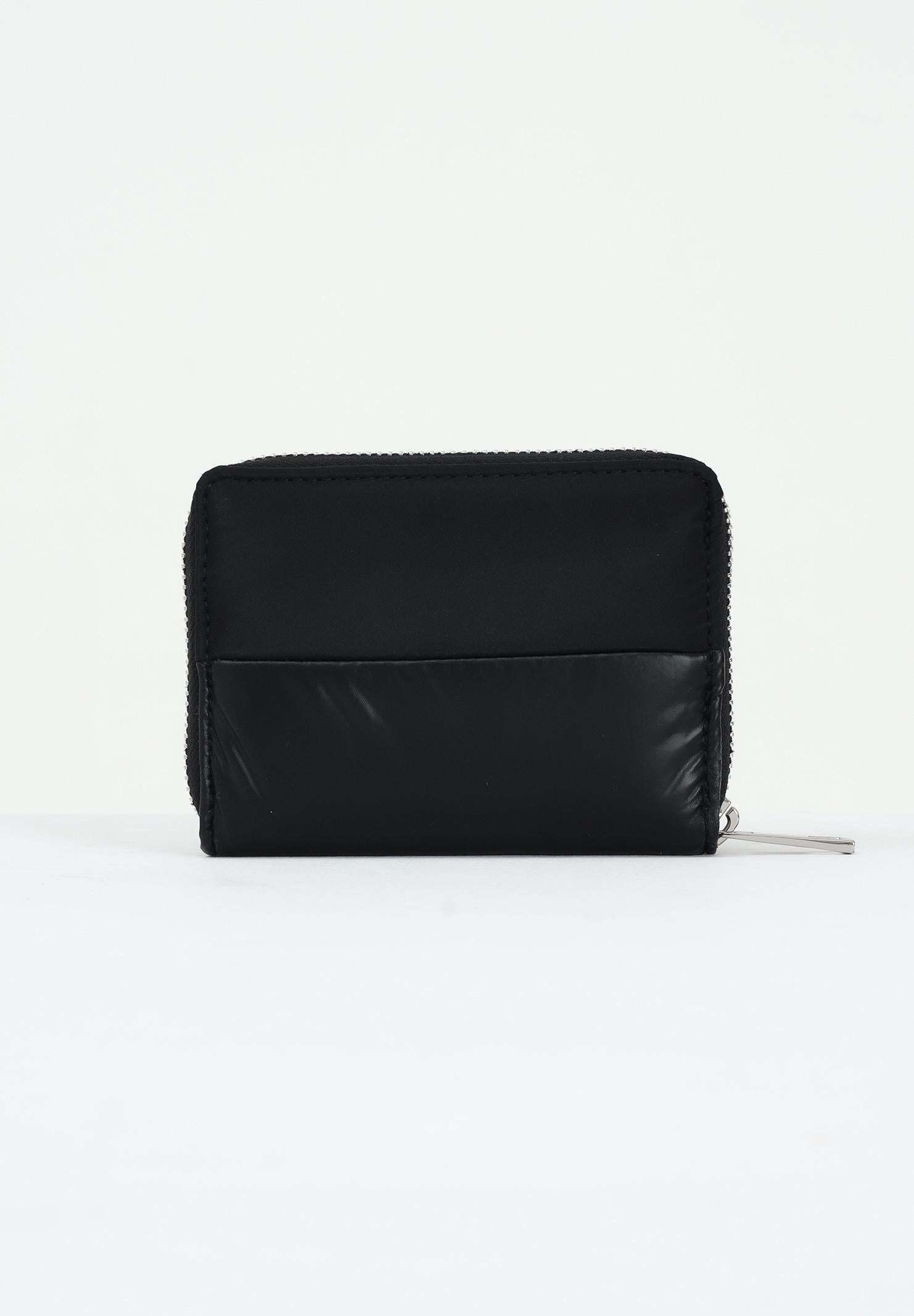 BLAUER Portafogli nero da donna con imbottitura e logo F5PALM03PAD BLK BLAUER