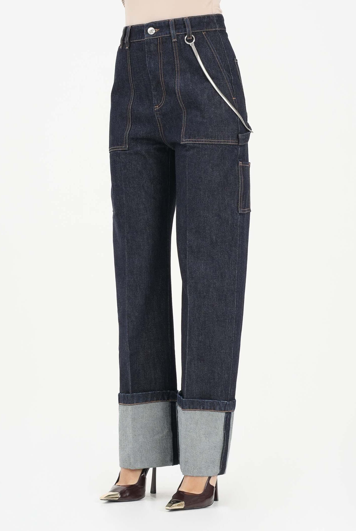 SPORTMAX Jeans SPDONORATA in denim blu scuro da donna 2612181045600 001 SPORTMAX