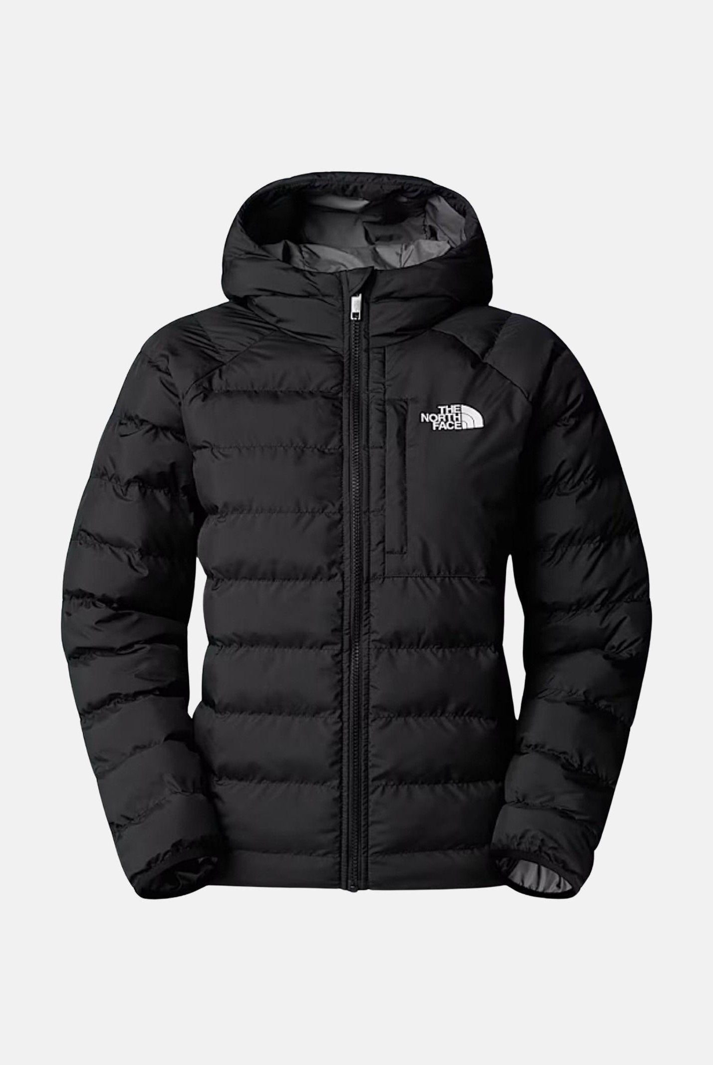 THE NORTH FACE Piumino reversibile Perrito nero e grigio per bambina e bambino NF0A88UEWOO1 . THE NORTH FACE